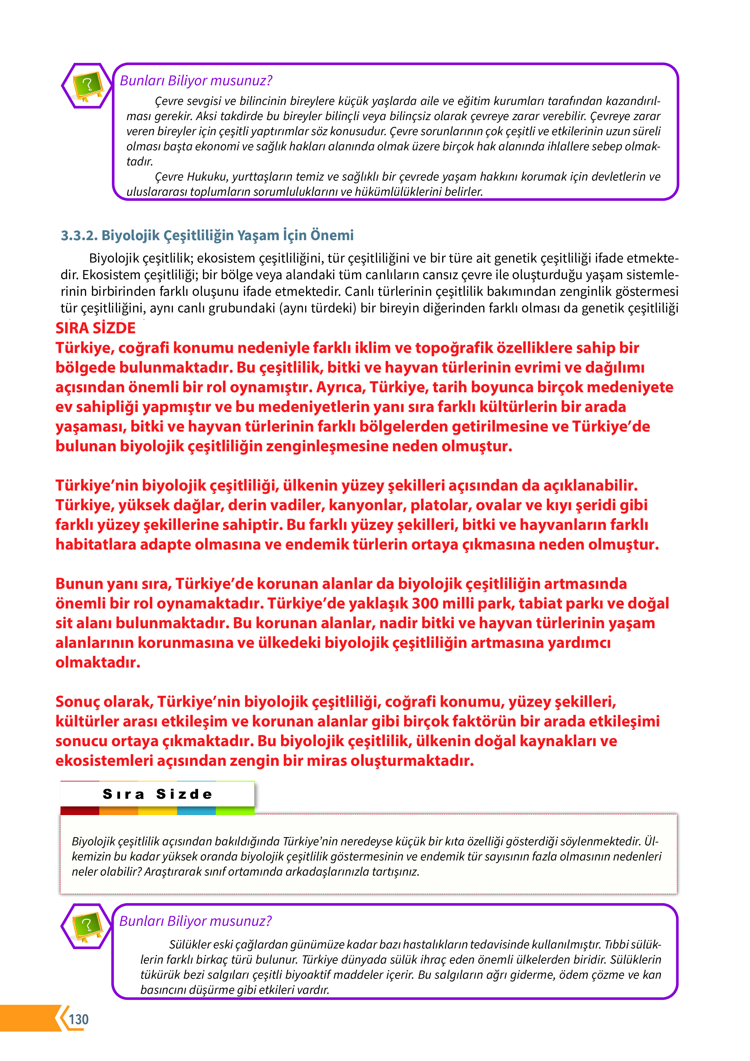 10. Sınıf Meb Yayınları Fen Lisesi Biyoloji Ders Kitabı Sayfa 130 Cevapları 10. Sınıf Meb Yayınları Fen Lisesi Biyoloji Ders Kitabı Sayfa 130 Cevapları