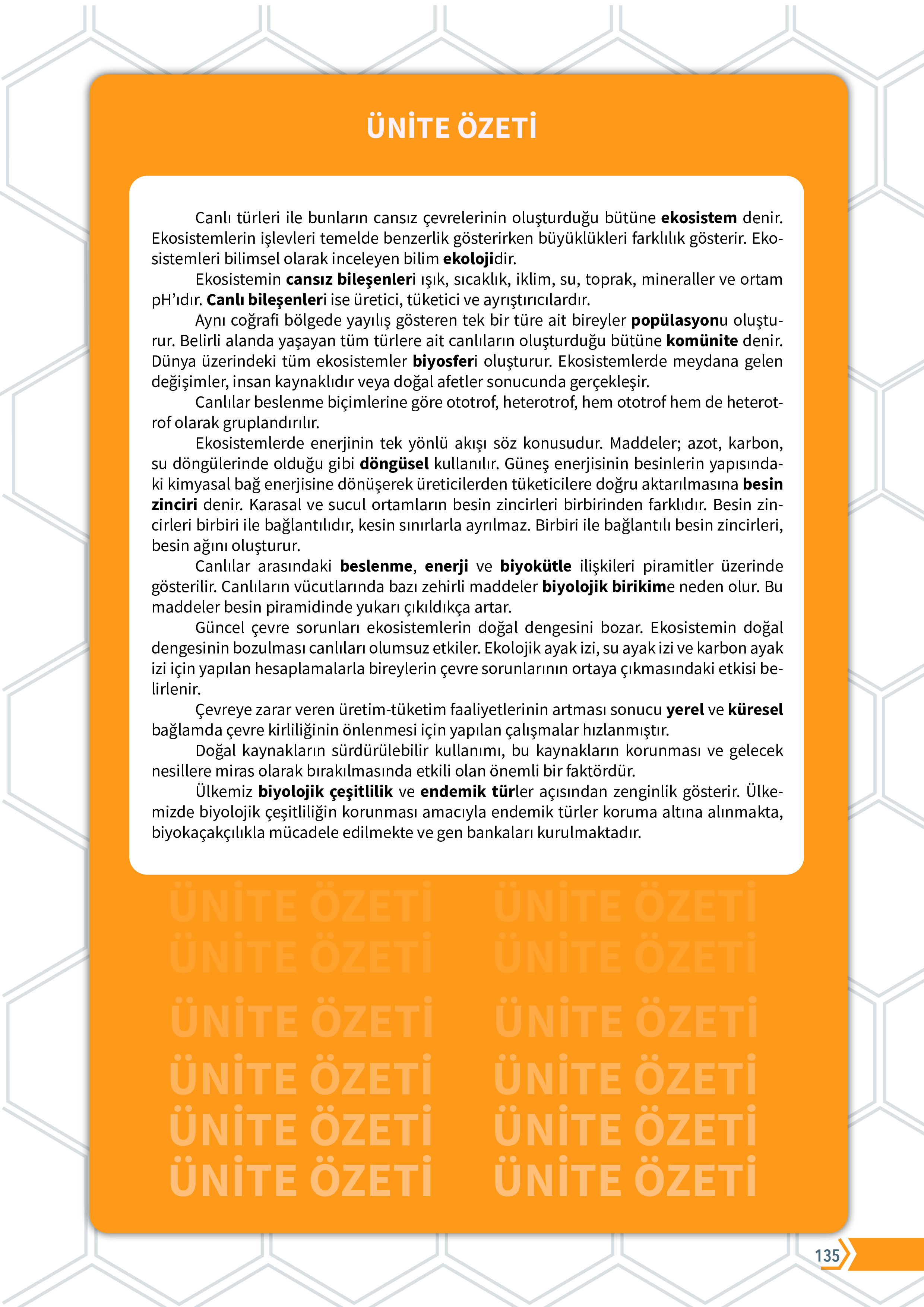 10. Sınıf Meb Yayınları Fen Lisesi Biyoloji Ders Kitabı Sayfa 135 Cevapları 10. Sınıf Meb Yayınları Fen Lisesi Biyoloji Ders Kitabı Sayfa 135 Cevapları