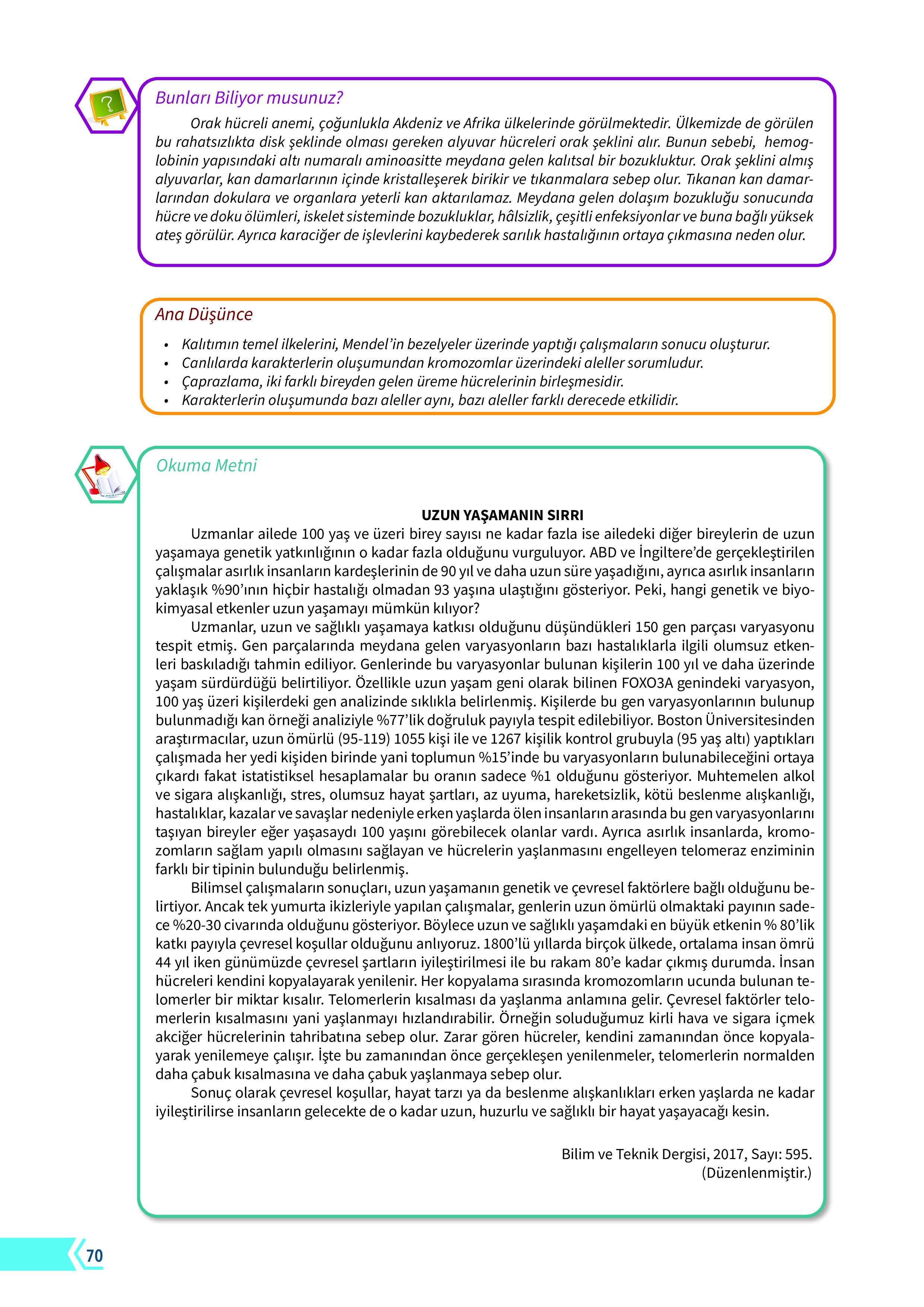 10. Sınıf Meb Yayınları Fen Lisesi Biyoloji Ders Kitabı Sayfa 70 Cevapları 10. Sınıf Meb Yayınları Fen Lisesi Biyoloji Ders Kitabı Sayfa 70 Cevapları