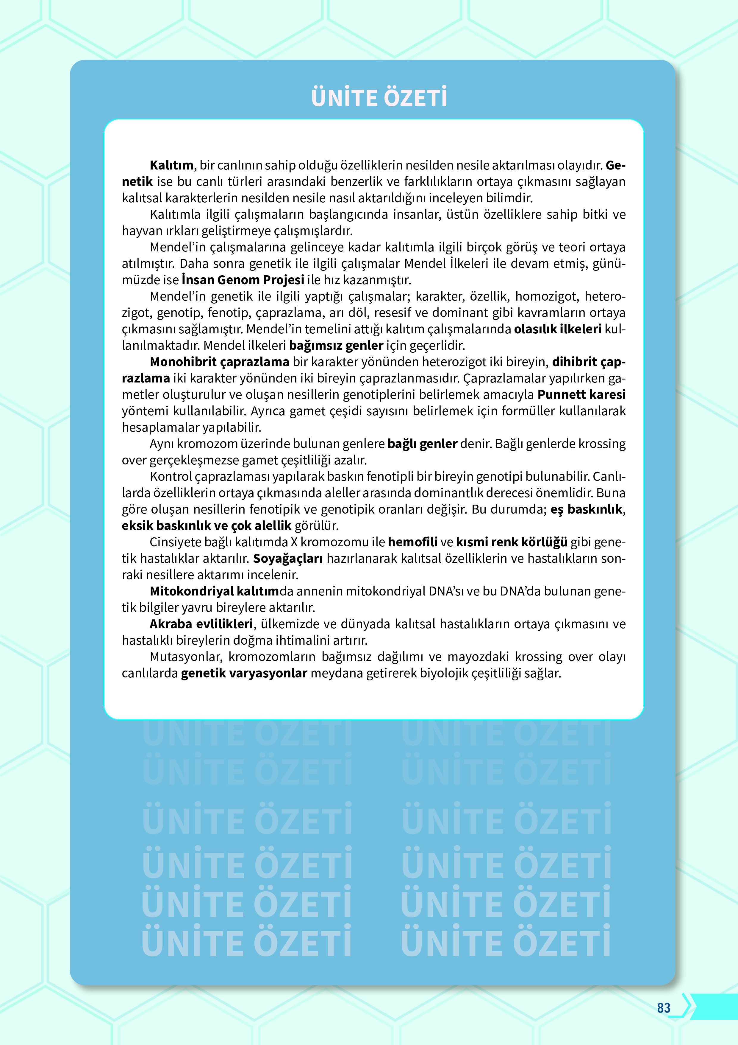 10. Sınıf Meb Yayınları Fen Lisesi Biyoloji Ders Kitabı Sayfa 83 Cevapları