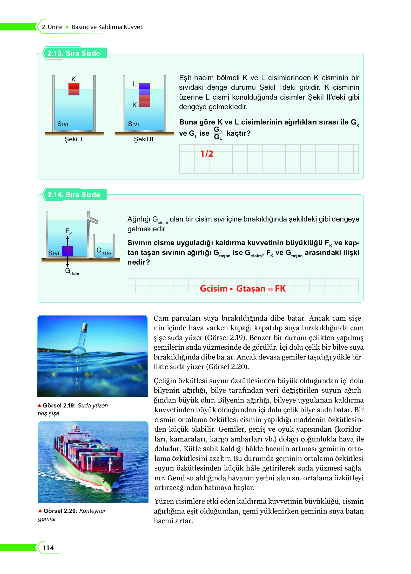 10. Sınıf Meb Yayınları Fen Lisesi Fizik Ders Kitabı Sayfa 114 Cevapları 10. Sınıf Meb Yayınları Fen Lisesi Fizik Ders Kitabı Sayfa 114 Cevapları
