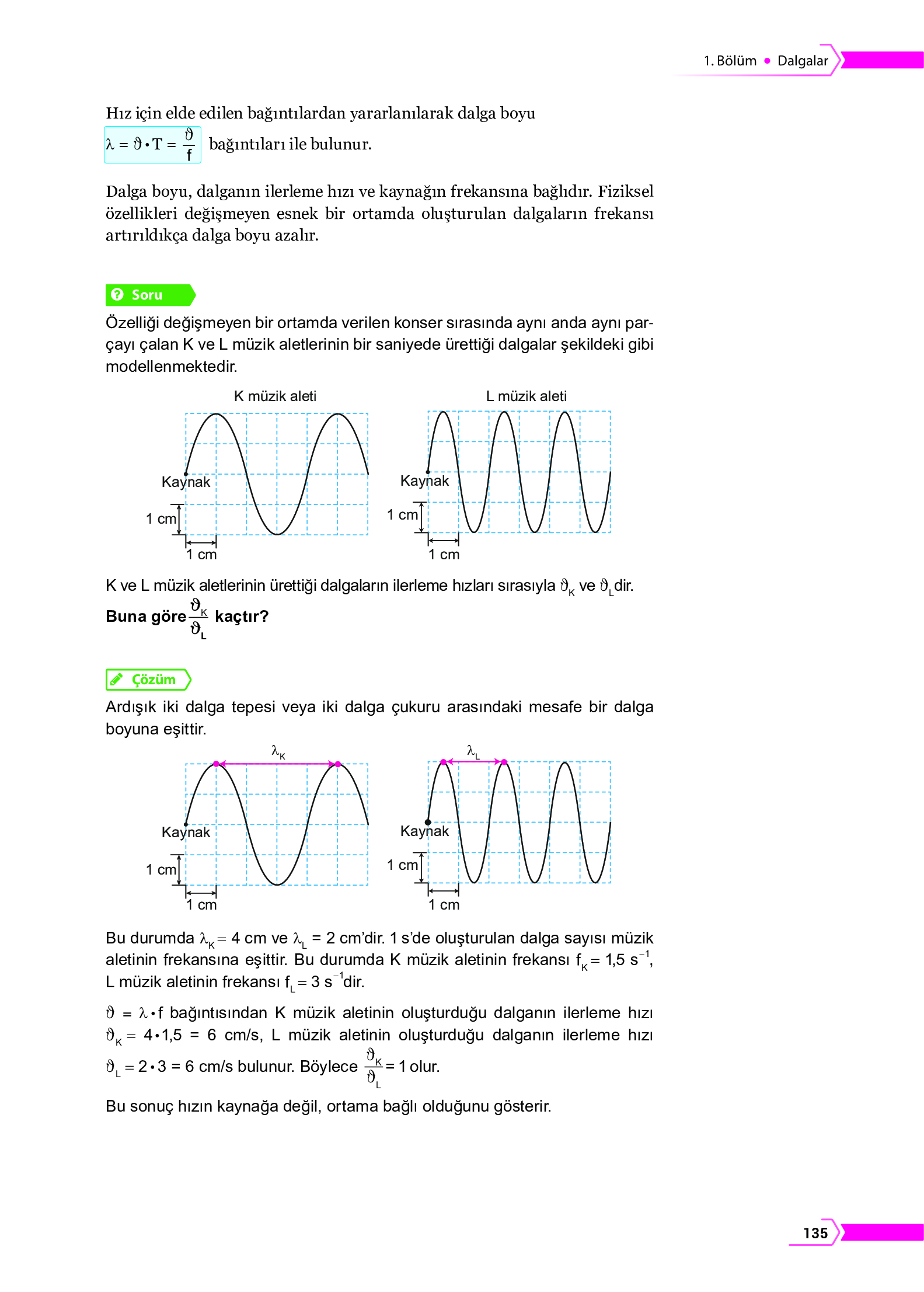 10. Sınıf Meb Yayınları Fen Lisesi Fizik Ders Kitabı Sayfa 135 Cevapları