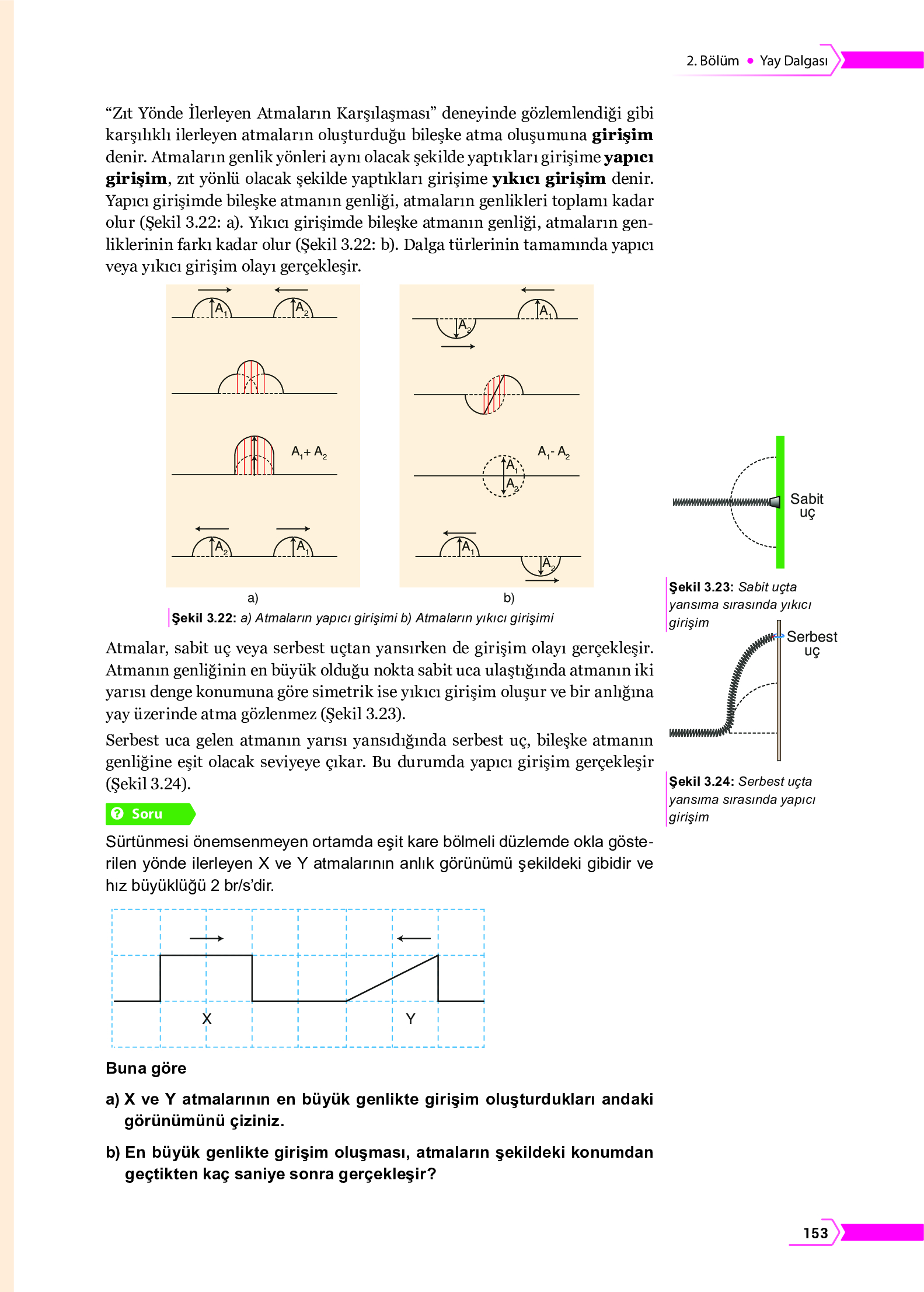10. Sınıf Meb Yayınları Fen Lisesi Fizik Ders Kitabı Sayfa 153 Cevapları