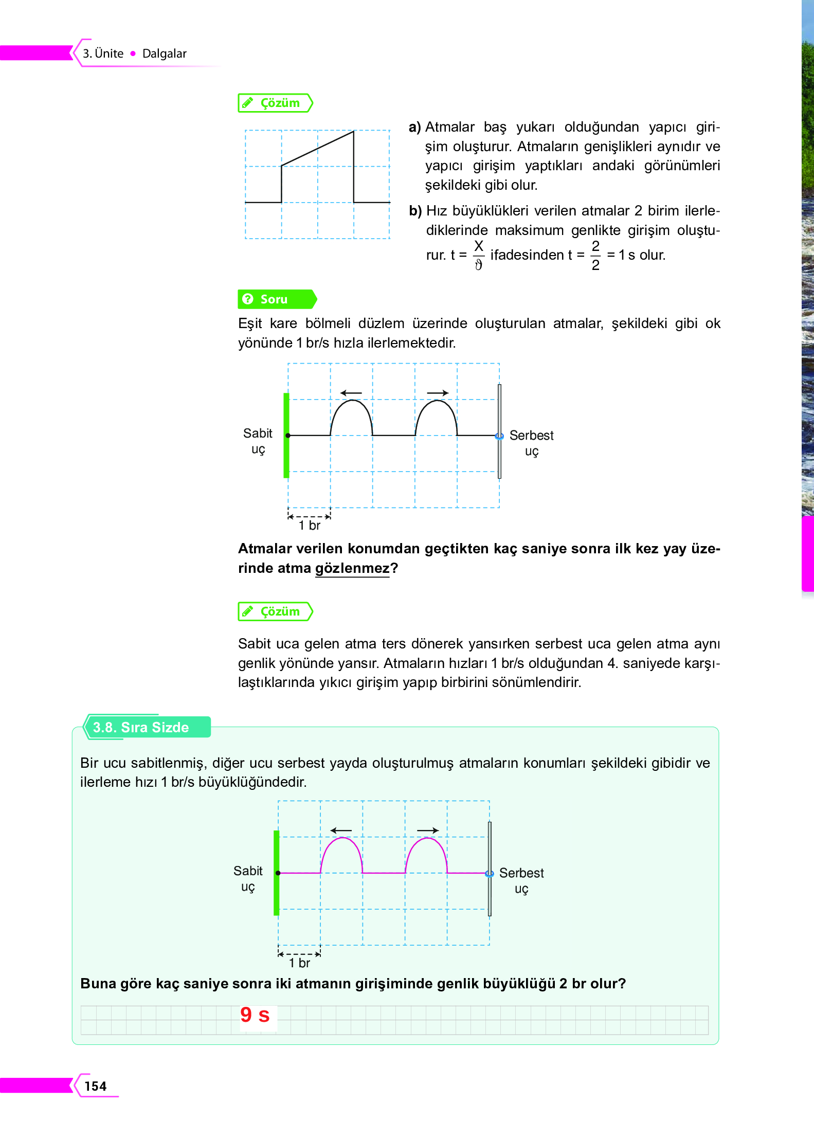 10. Sınıf Meb Yayınları Fen Lisesi Fizik Ders Kitabı Sayfa 154 Cevapları
