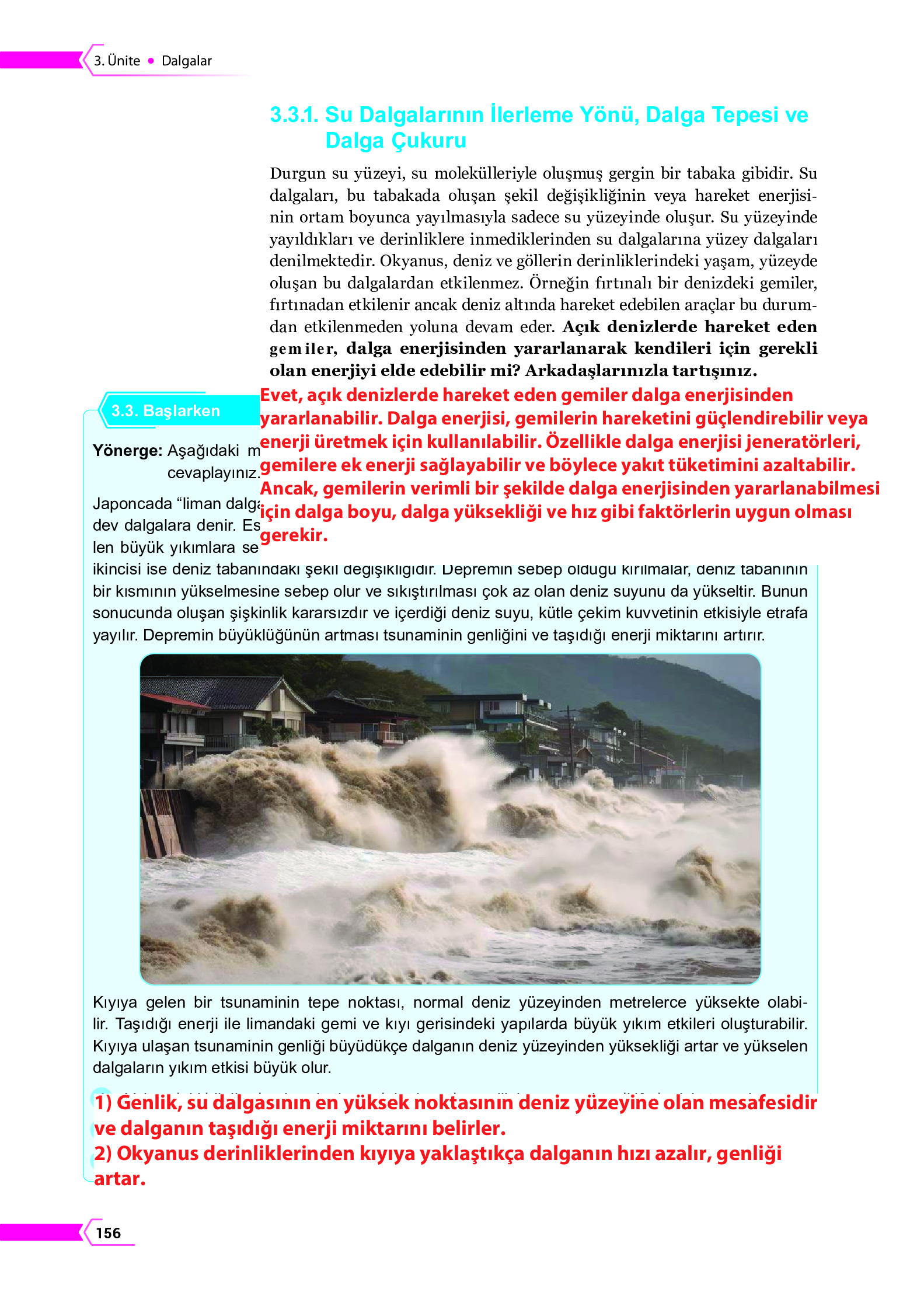 10. Sınıf Meb Yayınları Fen Lisesi Fizik Ders Kitabı Sayfa 156 Cevapları 10. Sınıf Meb Yayınları Fen Lisesi Fizik Ders Kitabı Sayfa 156 Cevapları