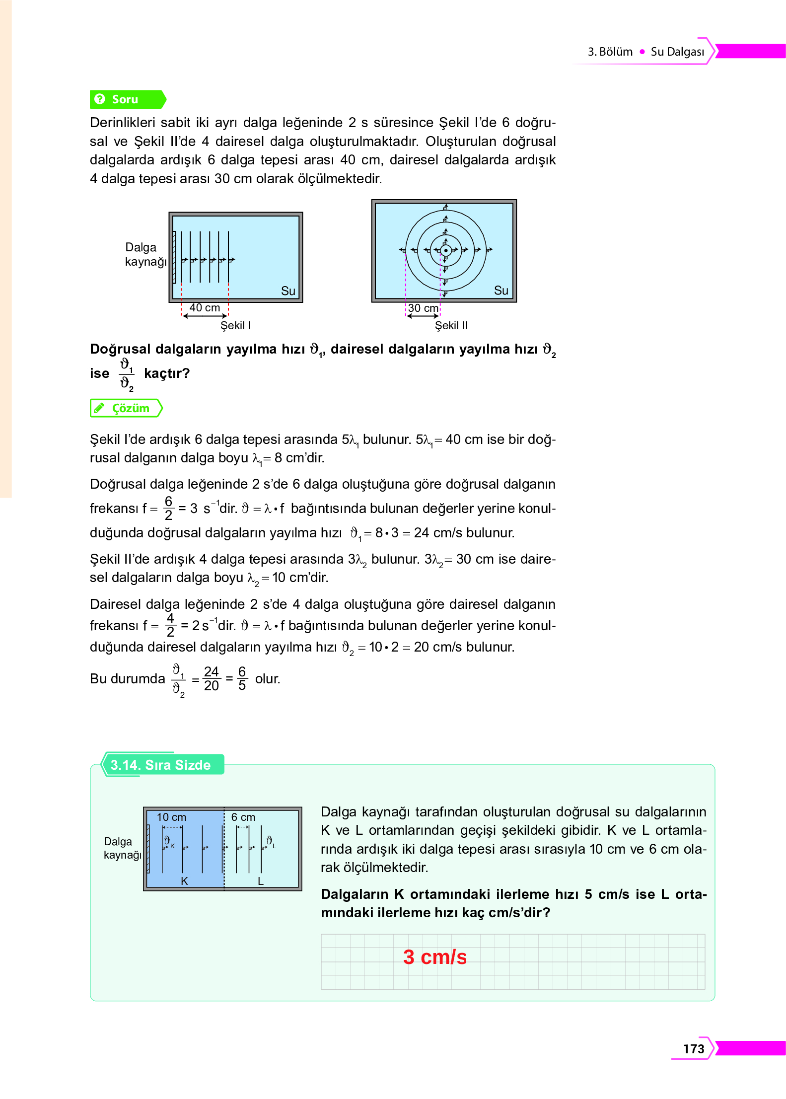 10. Sınıf Meb Yayınları Fen Lisesi Fizik Ders Kitabı Sayfa 173 Cevapları