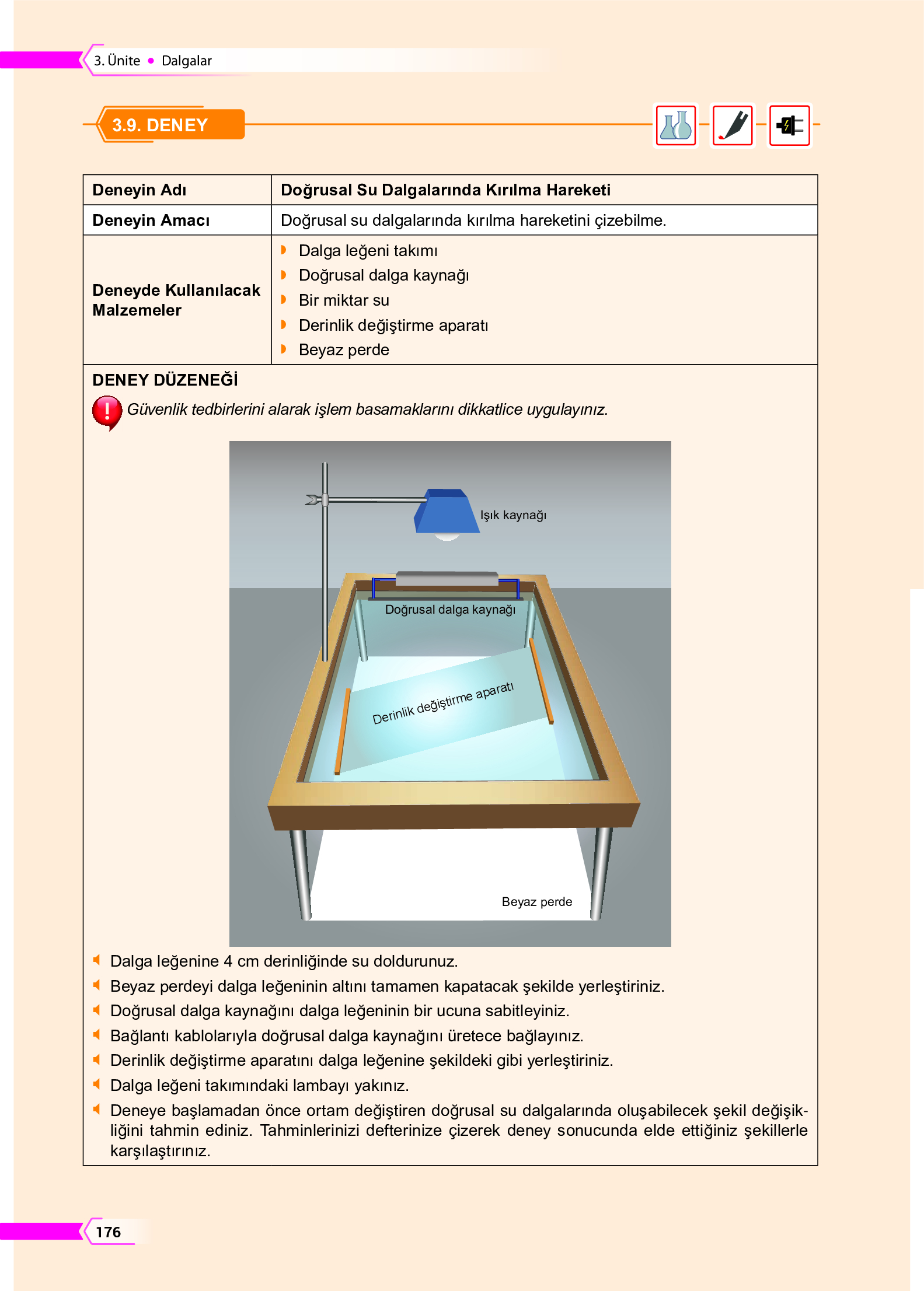 10. Sınıf Meb Yayınları Fen Lisesi Fizik Ders Kitabı Sayfa 176 Cevapları