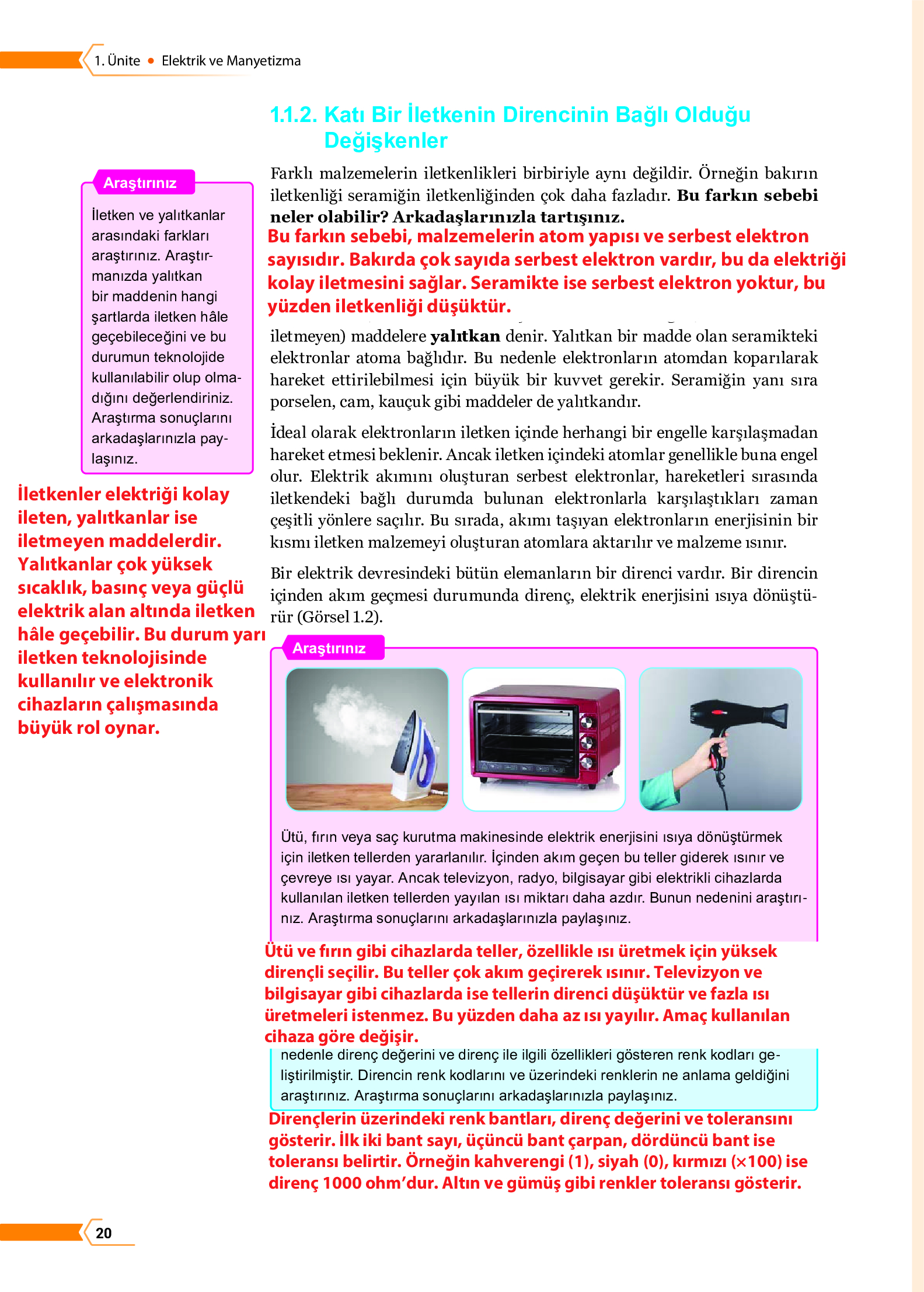 10. Sınıf Meb Yayınları Fen Lisesi Fizik Ders Kitabı Sayfa 20 Cevapları 10. Sınıf Meb Yayınları Fen Lisesi Fizik Ders Kitabı Sayfa 20 Cevapları