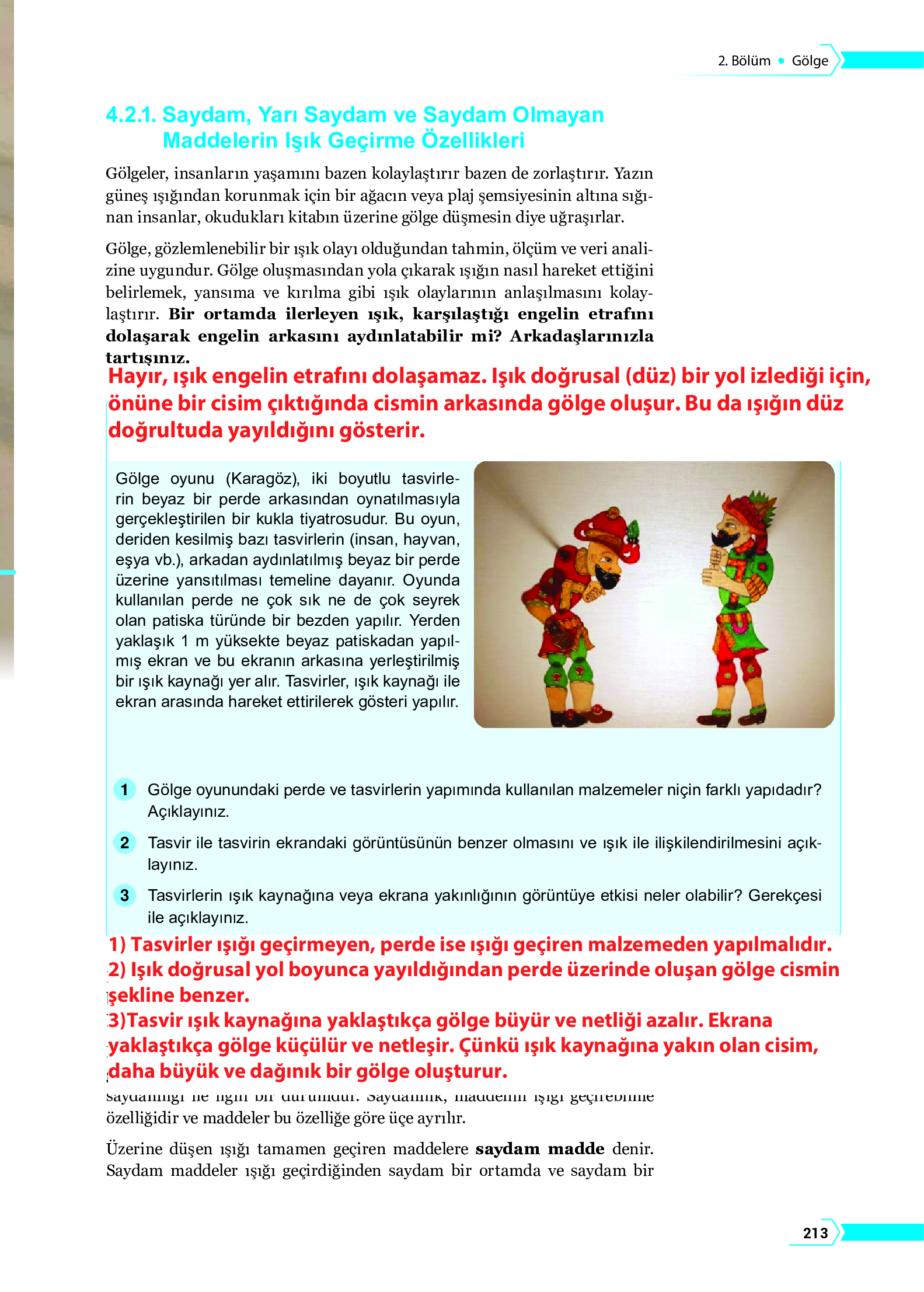10. Sınıf Meb Yayınları Fen Lisesi Fizik Ders Kitabı Sayfa 213 Cevapları 10. Sınıf Meb Yayınları Fen Lisesi Fizik Ders Kitabı Sayfa 213 Cevapları