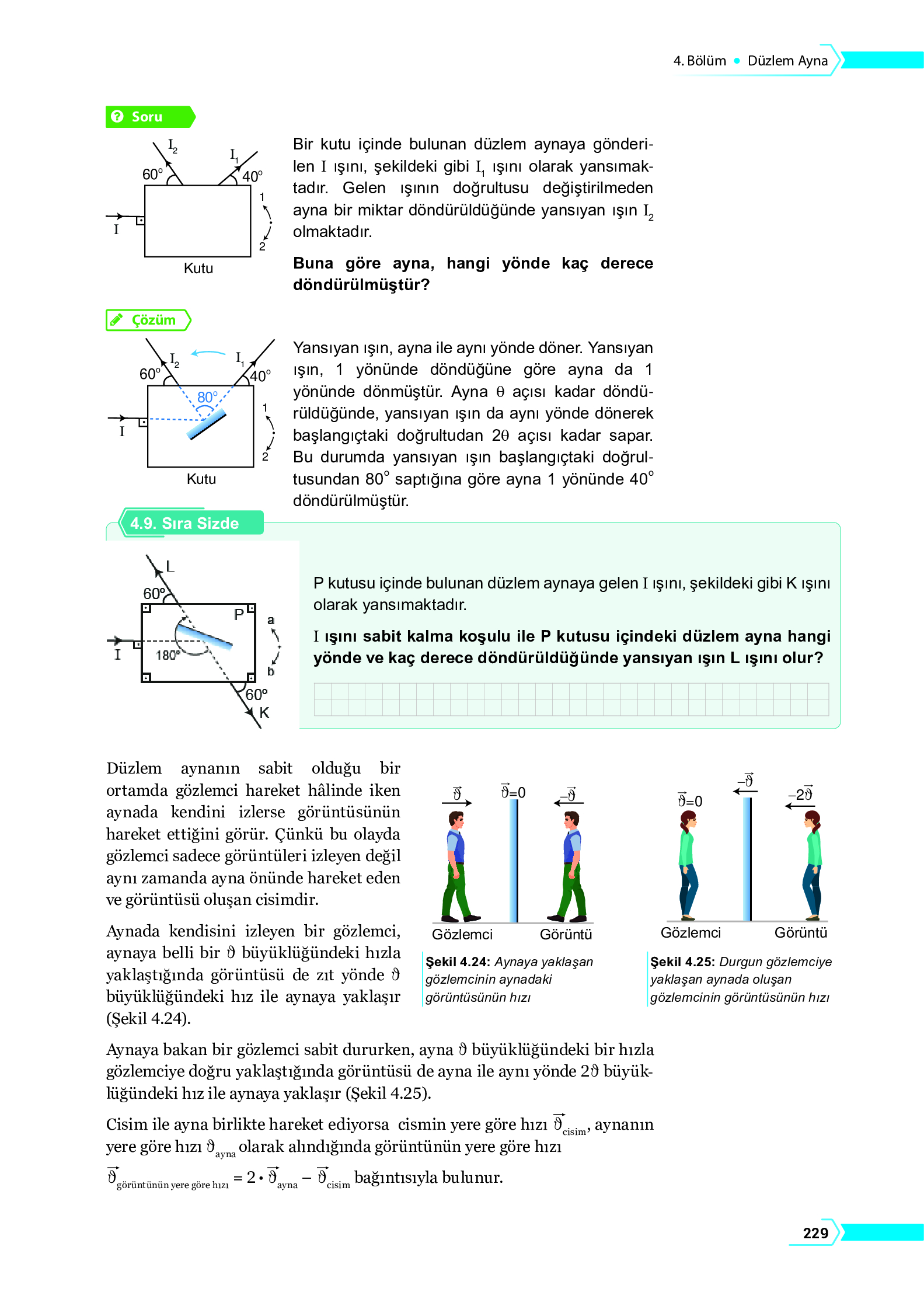 10. Sınıf Meb Yayınları Fen Lisesi Fizik Ders Kitabı Sayfa 229 Cevapları 10. Sınıf Meb Yayınları Fen Lisesi Fizik Ders Kitabı Sayfa 229 Cevapları