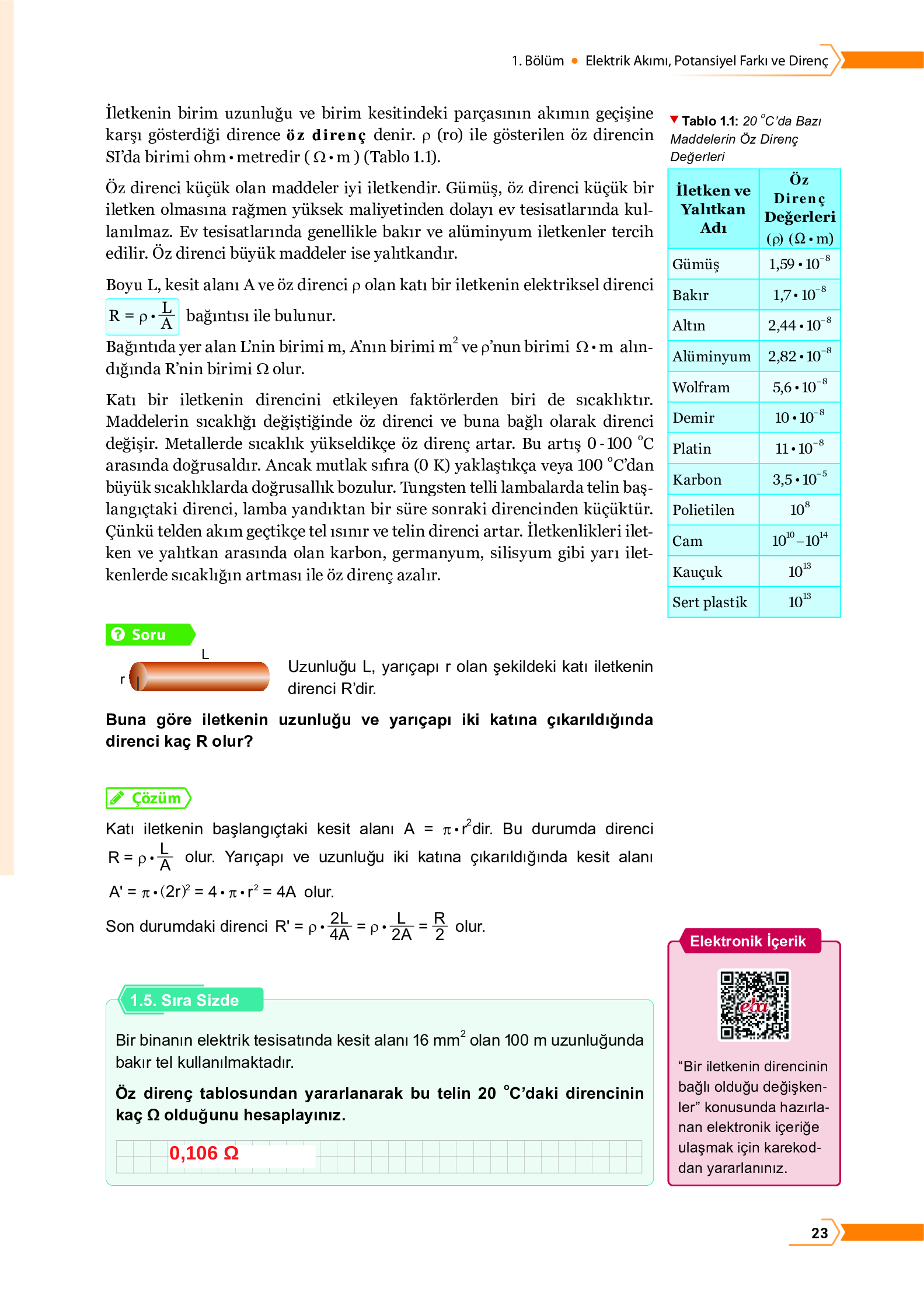 10. Sınıf Meb Yayınları Fen Lisesi Fizik Ders Kitabı Sayfa 23 Cevapları 10. Sınıf Meb Yayınları Fen Lisesi Fizik Ders Kitabı Sayfa 23 Cevapları
