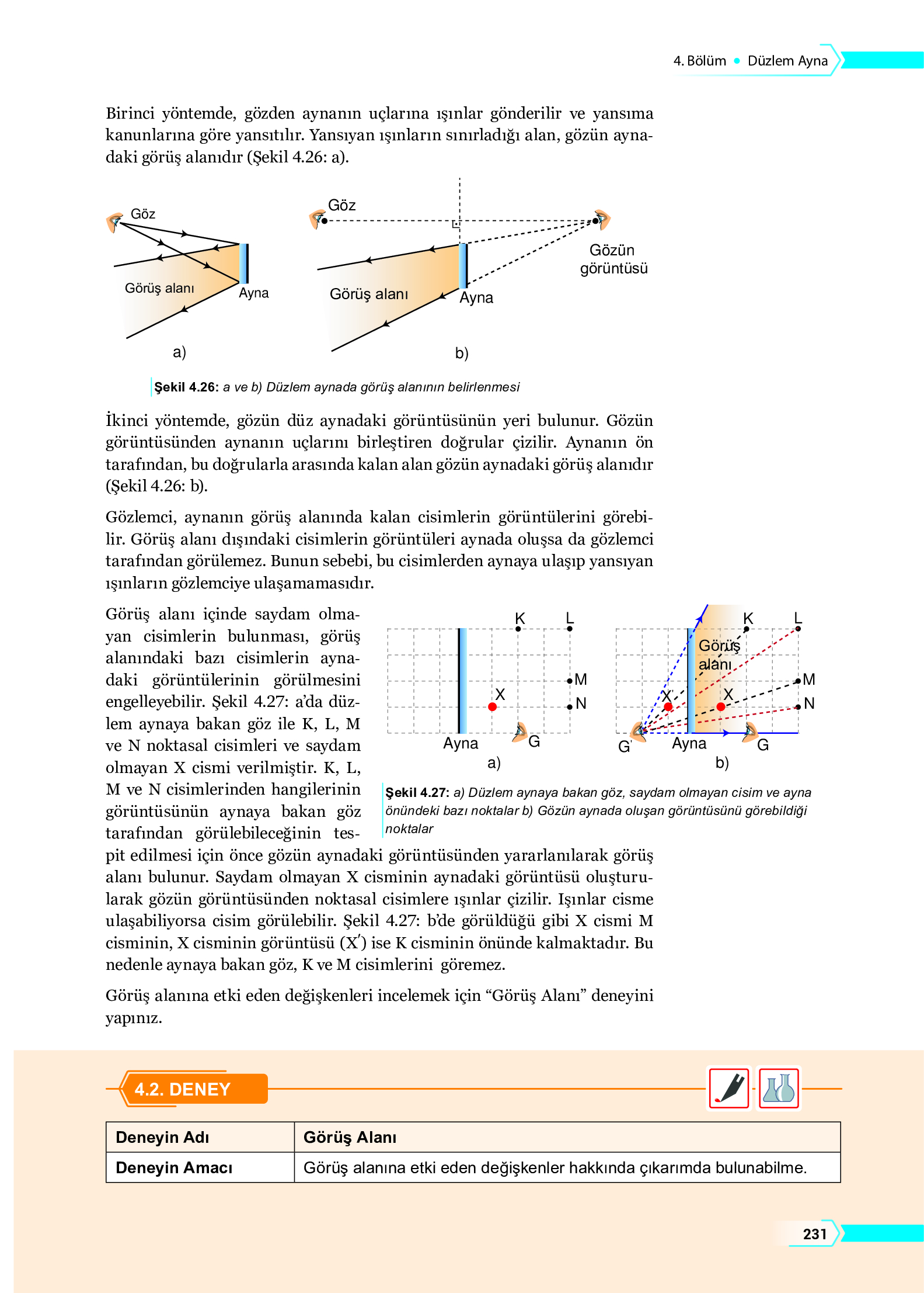 10. Sınıf Meb Yayınları Fen Lisesi Fizik Ders Kitabı Sayfa 231 Cevapları