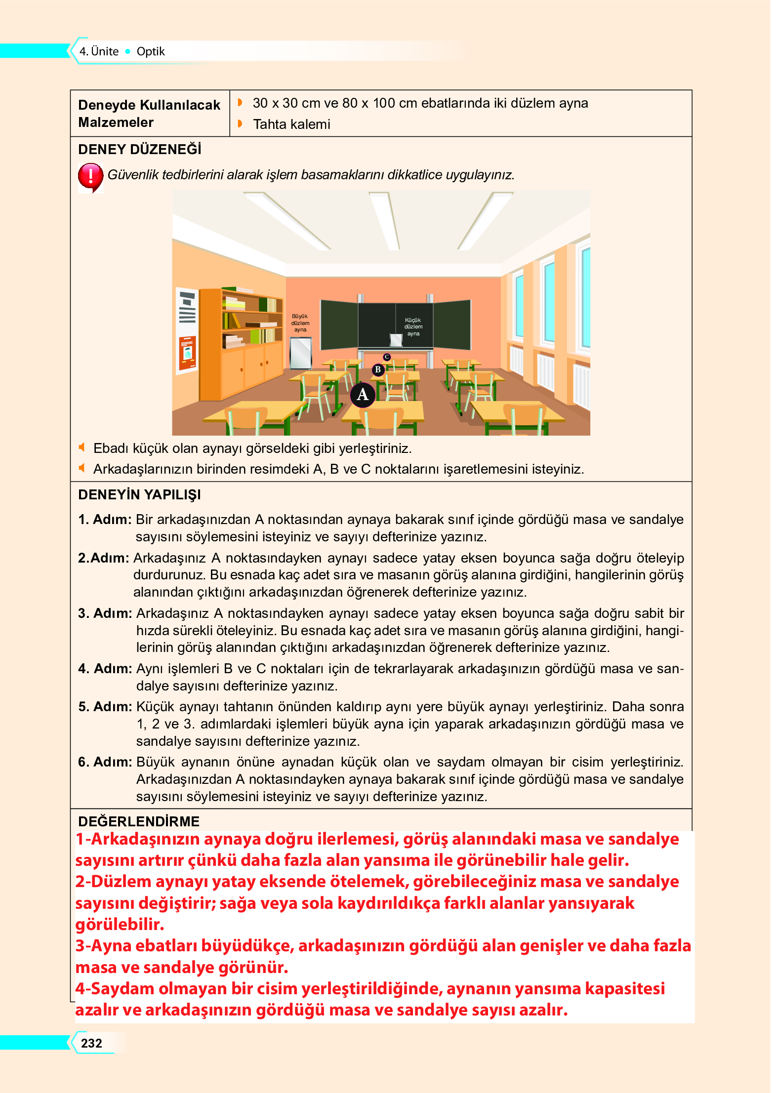10. Sınıf Meb Yayınları Fen Lisesi Fizik Ders Kitabı Sayfa 232 Cevapları 10. Sınıf Meb Yayınları Fen Lisesi Fizik Ders Kitabı Sayfa 232 Cevapları