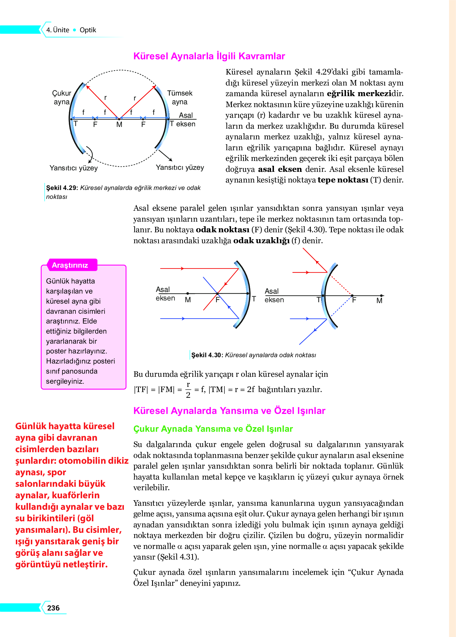 10. Sınıf Meb Yayınları Fen Lisesi Fizik Ders Kitabı Sayfa 236 Cevapları