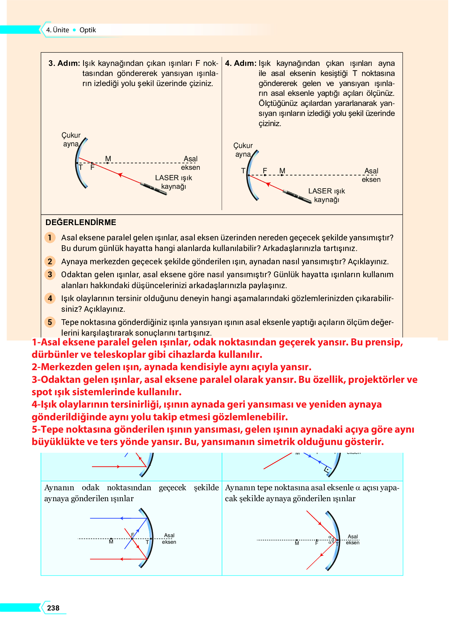 10. Sınıf Meb Yayınları Fen Lisesi Fizik Ders Kitabı Sayfa 238 Cevapları 10. Sınıf Meb Yayınları Fen Lisesi Fizik Ders Kitabı Sayfa 238 Cevapları