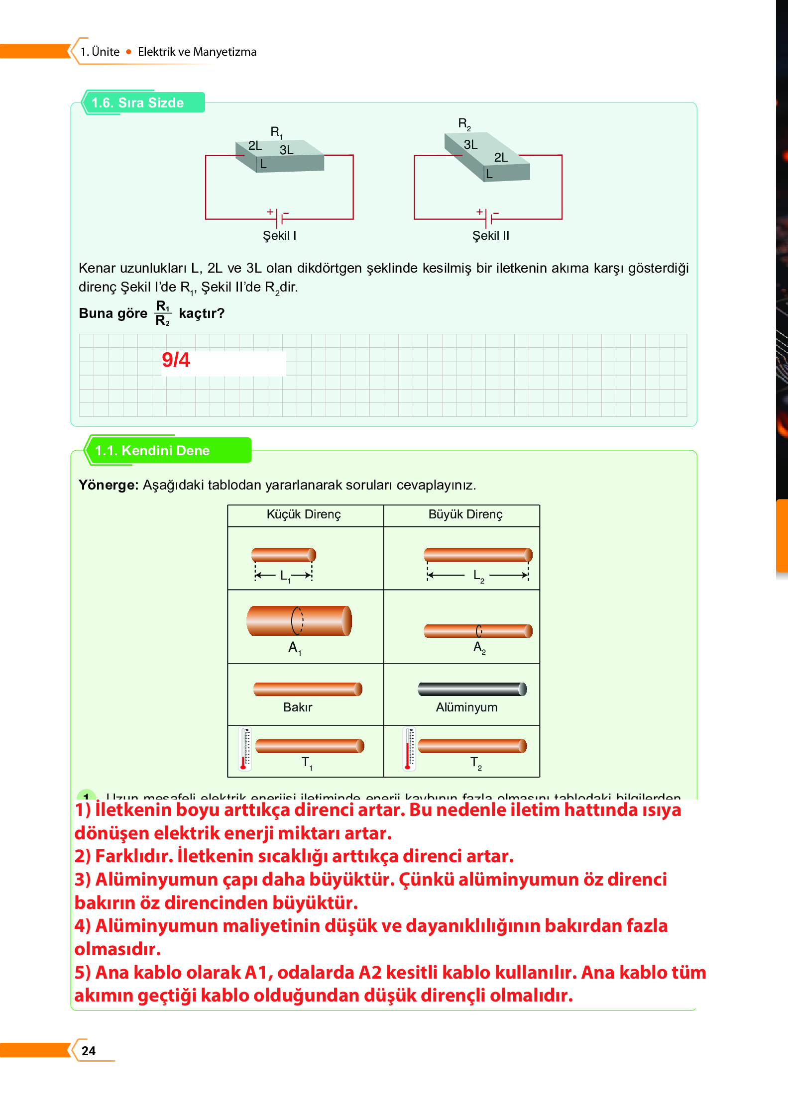 10. Sınıf Meb Yayınları Fen Lisesi Fizik Ders Kitabı Sayfa 24 Cevapları 10. Sınıf Meb Yayınları Fen Lisesi Fizik Ders Kitabı Sayfa 24 Cevapları