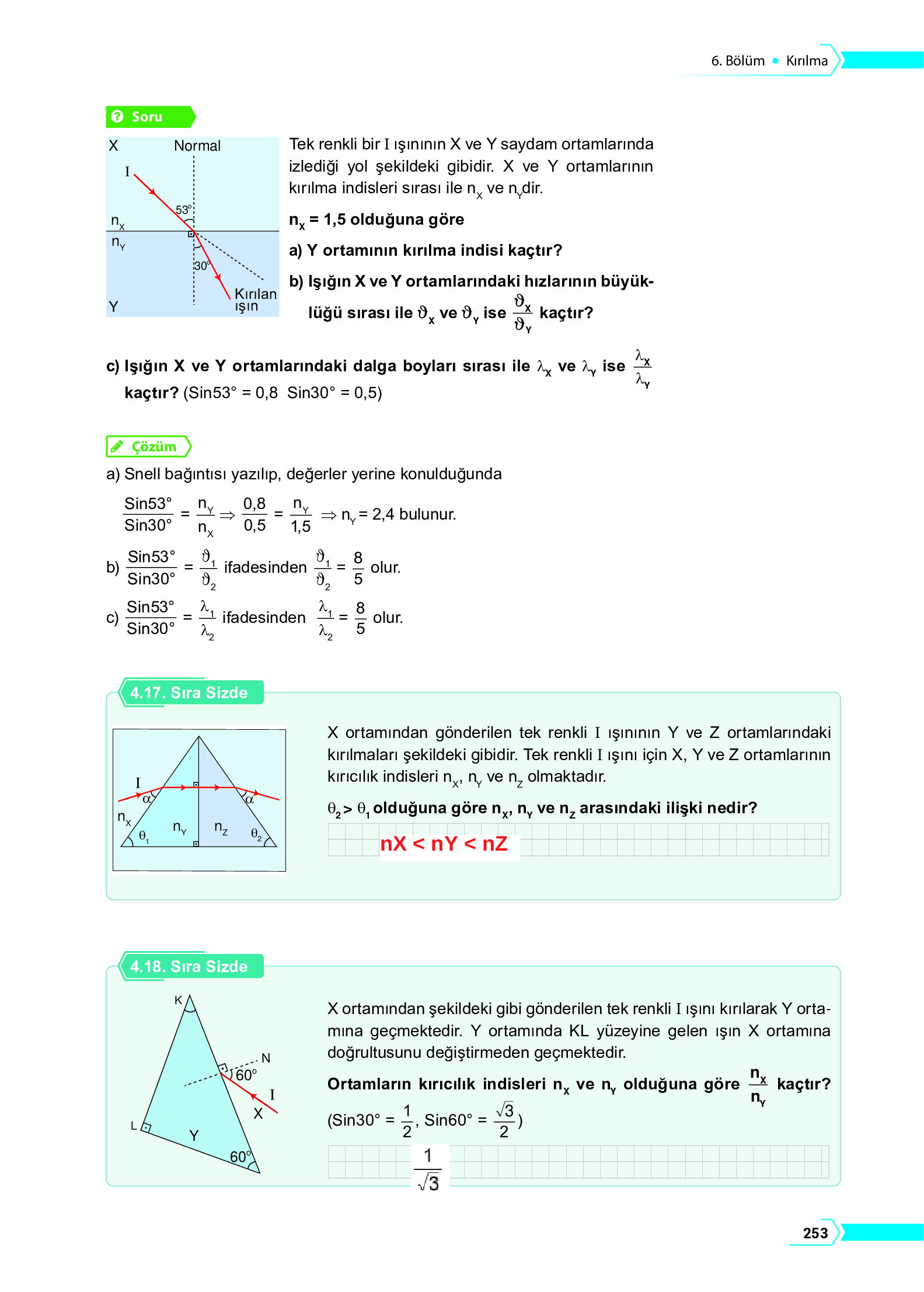 10. Sınıf Meb Yayınları Fen Lisesi Fizik Ders Kitabı Sayfa 253 Cevapları 10. Sınıf Meb Yayınları Fen Lisesi Fizik Ders Kitabı Sayfa 253 Cevapları