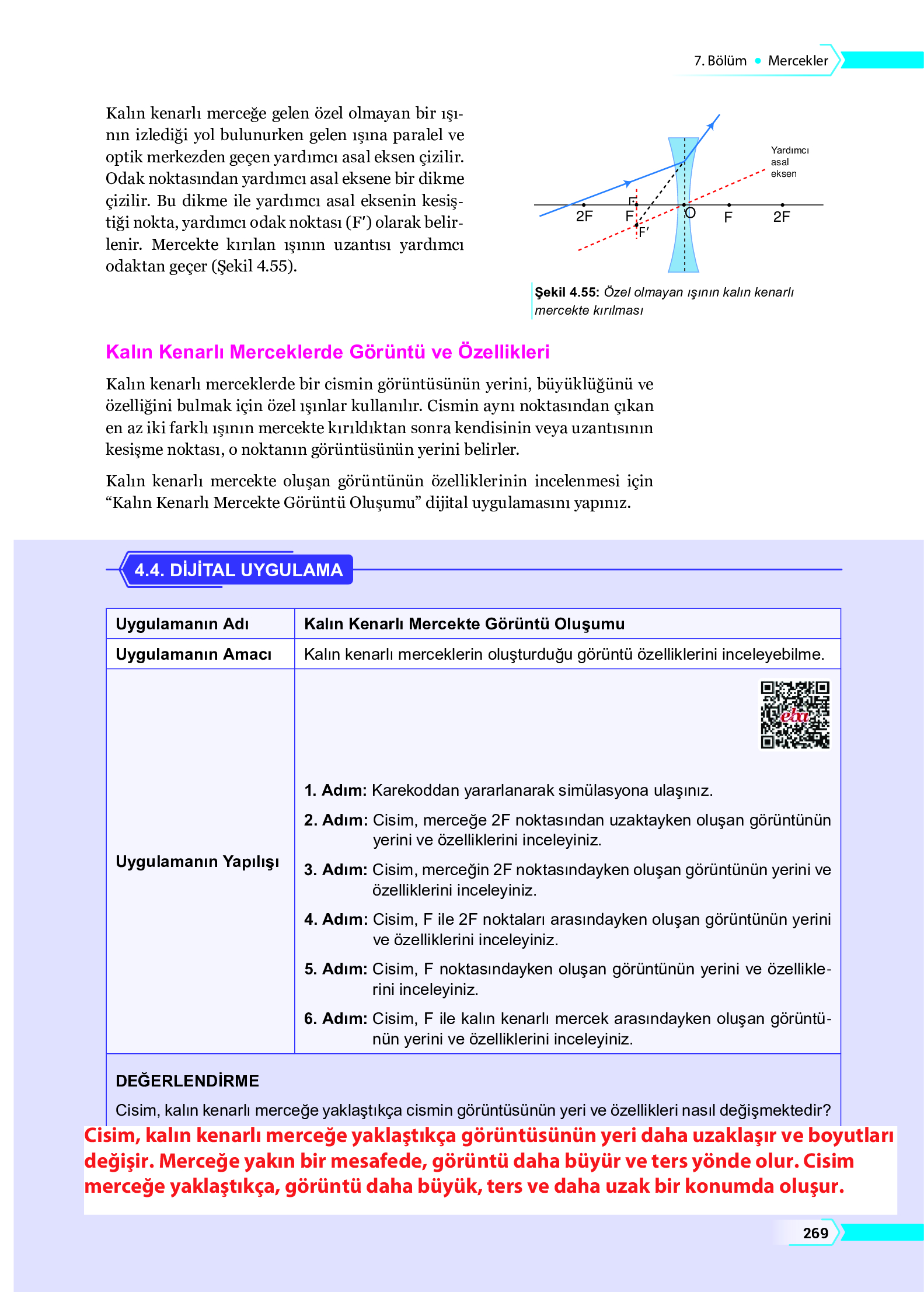 10. Sınıf Meb Yayınları Fen Lisesi Fizik Ders Kitabı Sayfa 269 Cevapları