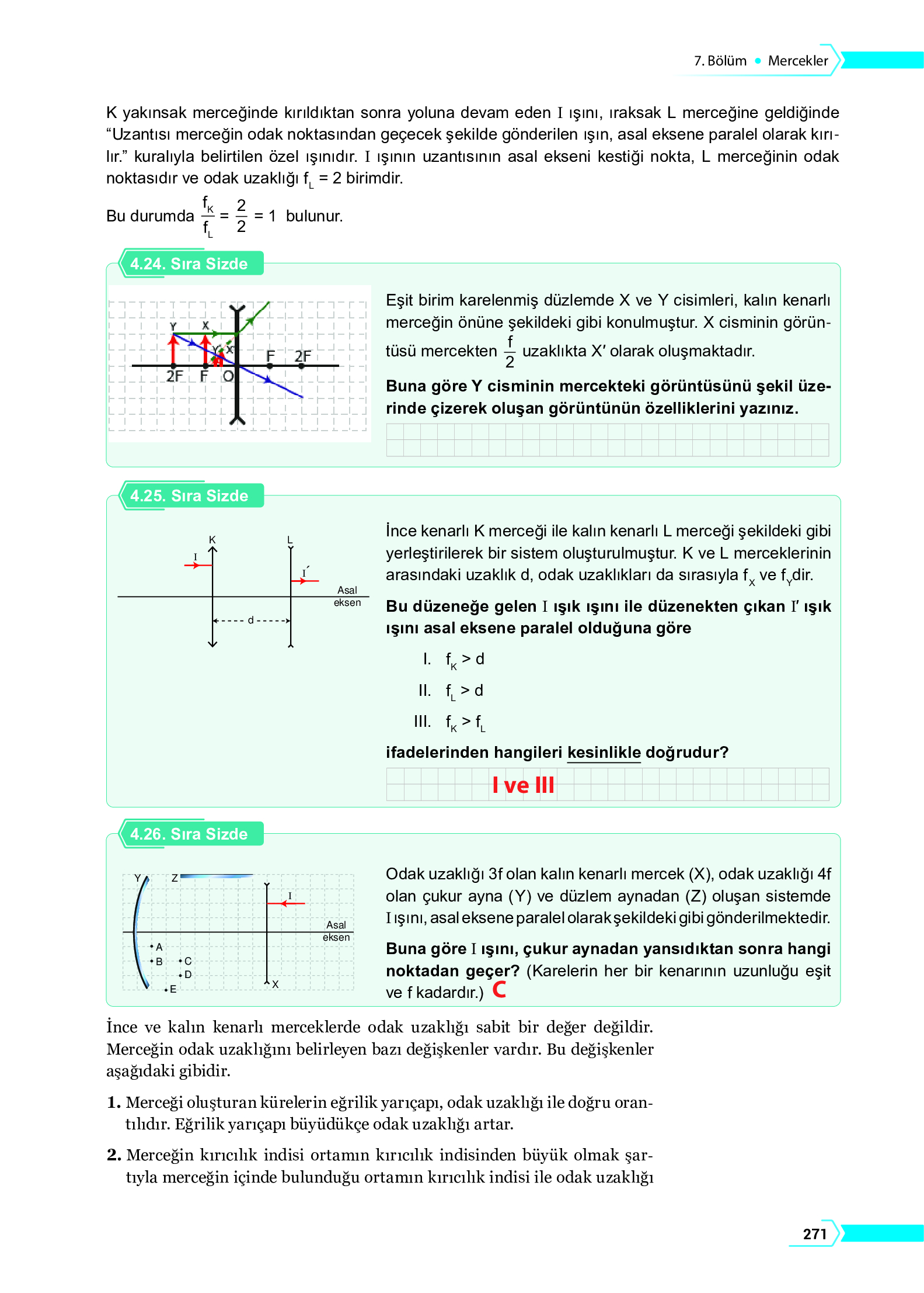 10. Sınıf Meb Yayınları Fen Lisesi Fizik Ders Kitabı Sayfa 271 Cevapları 10. Sınıf Meb Yayınları Fen Lisesi Fizik Ders Kitabı Sayfa 271 Cevapları