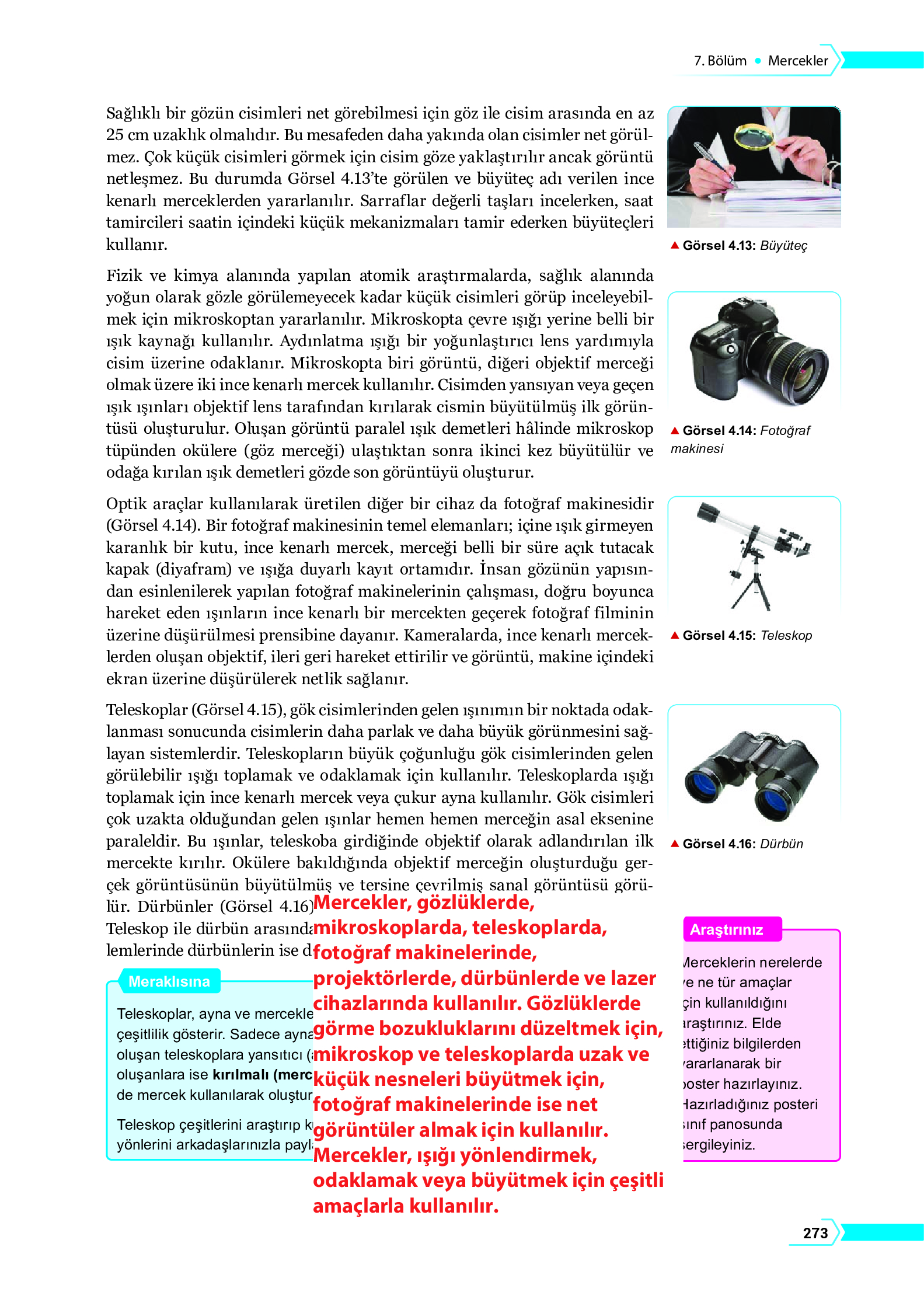 10. Sınıf Meb Yayınları Fen Lisesi Fizik Ders Kitabı Sayfa 273 Cevapları 10. Sınıf Meb Yayınları Fen Lisesi Fizik Ders Kitabı Sayfa 273 Cevapları