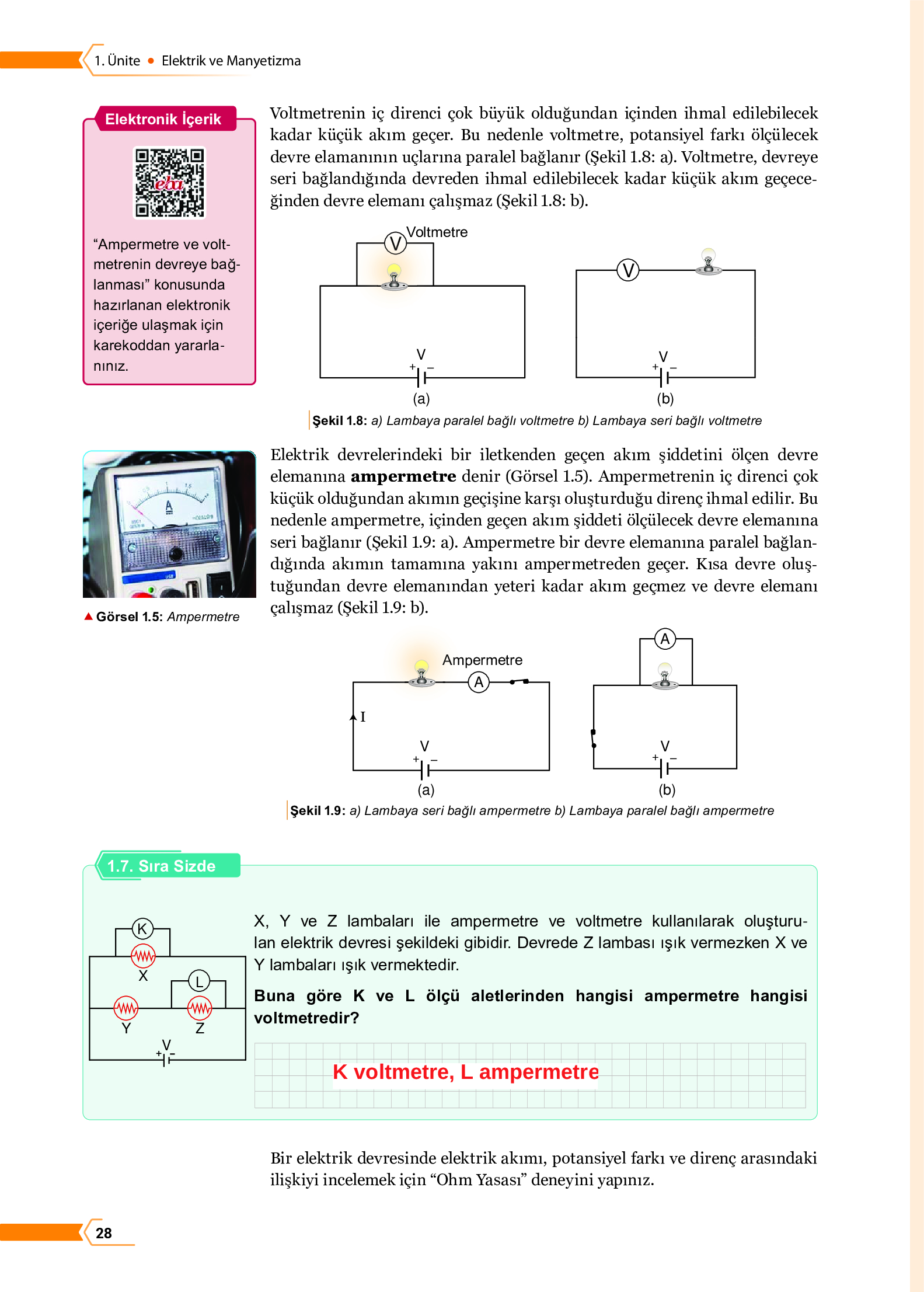10. Sınıf Meb Yayınları Fen Lisesi Fizik Ders Kitabı Sayfa 28 Cevapları 10. Sınıf Meb Yayınları Fen Lisesi Fizik Ders Kitabı Sayfa 28 Cevapları