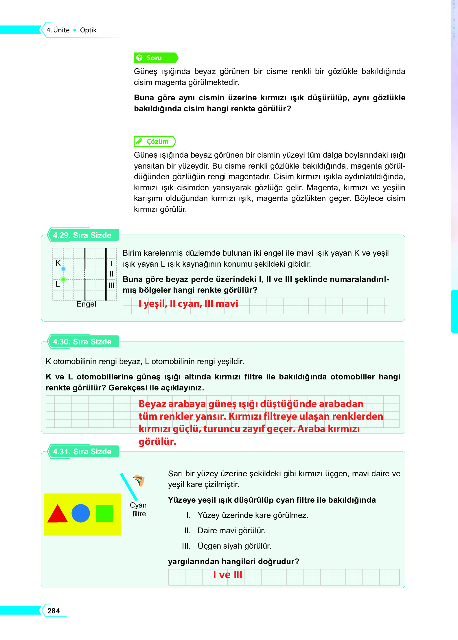 10. Sınıf Meb Yayınları Fen Lisesi Fizik Ders Kitabı Sayfa 284 Cevapları 10. Sınıf Meb Yayınları Fen Lisesi Fizik Ders Kitabı Sayfa 284 Cevapları