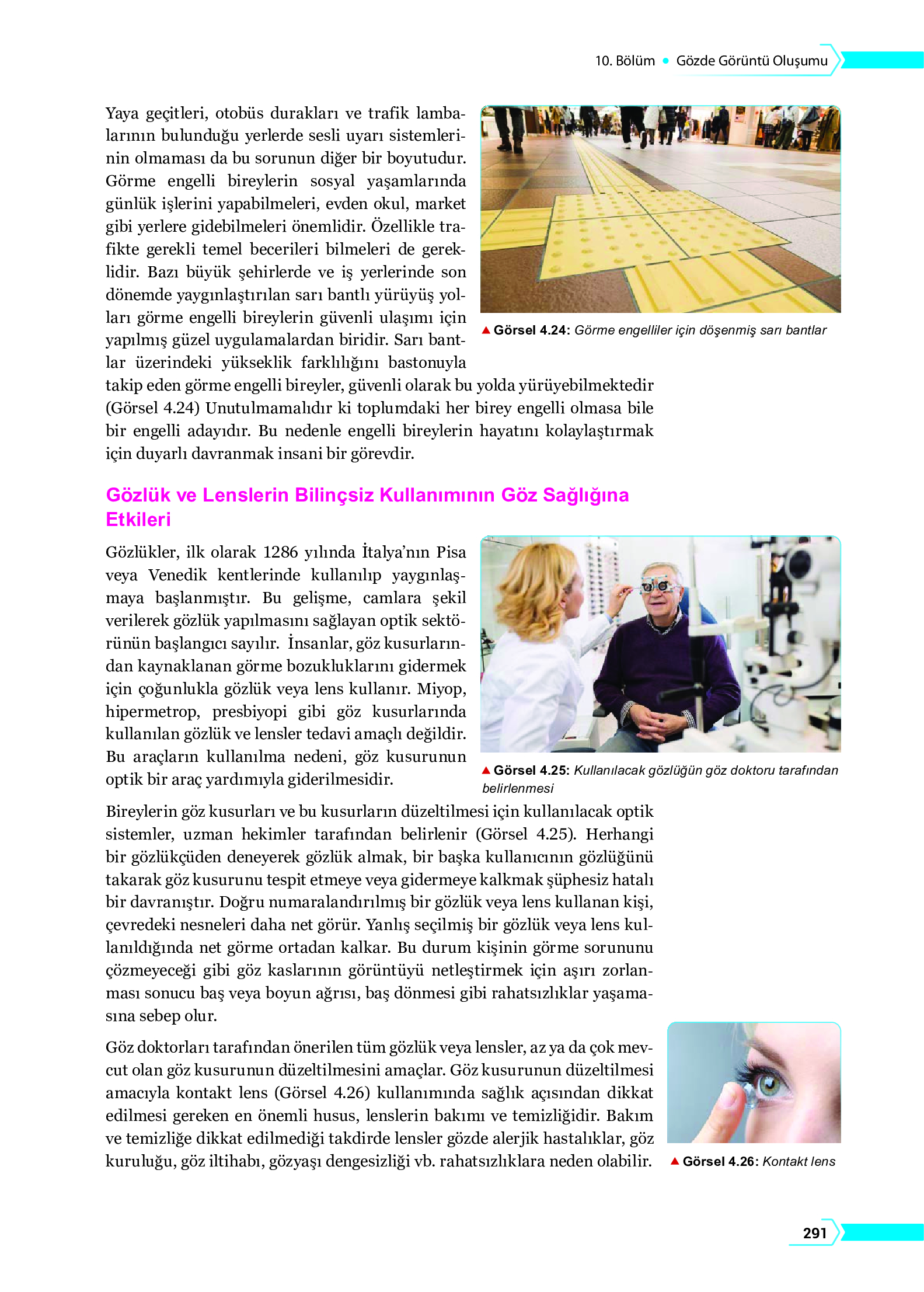 10. Sınıf Meb Yayınları Fen Lisesi Fizik Ders Kitabı Sayfa 291 Cevapları