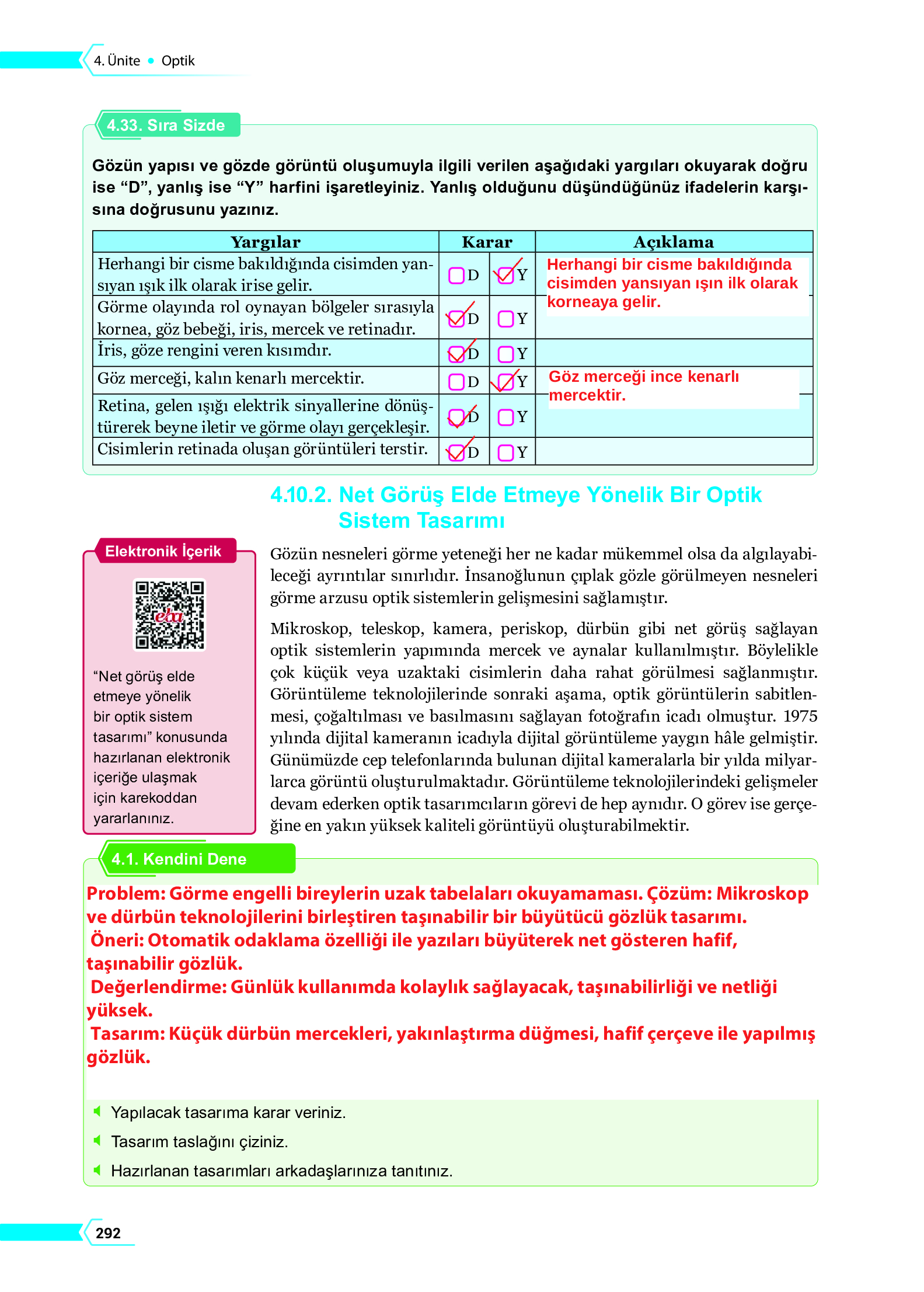 10. Sınıf Meb Yayınları Fen Lisesi Fizik Ders Kitabı Sayfa 292 Cevapları 10. Sınıf Meb Yayınları Fen Lisesi Fizik Ders Kitabı Sayfa 292 Cevapları