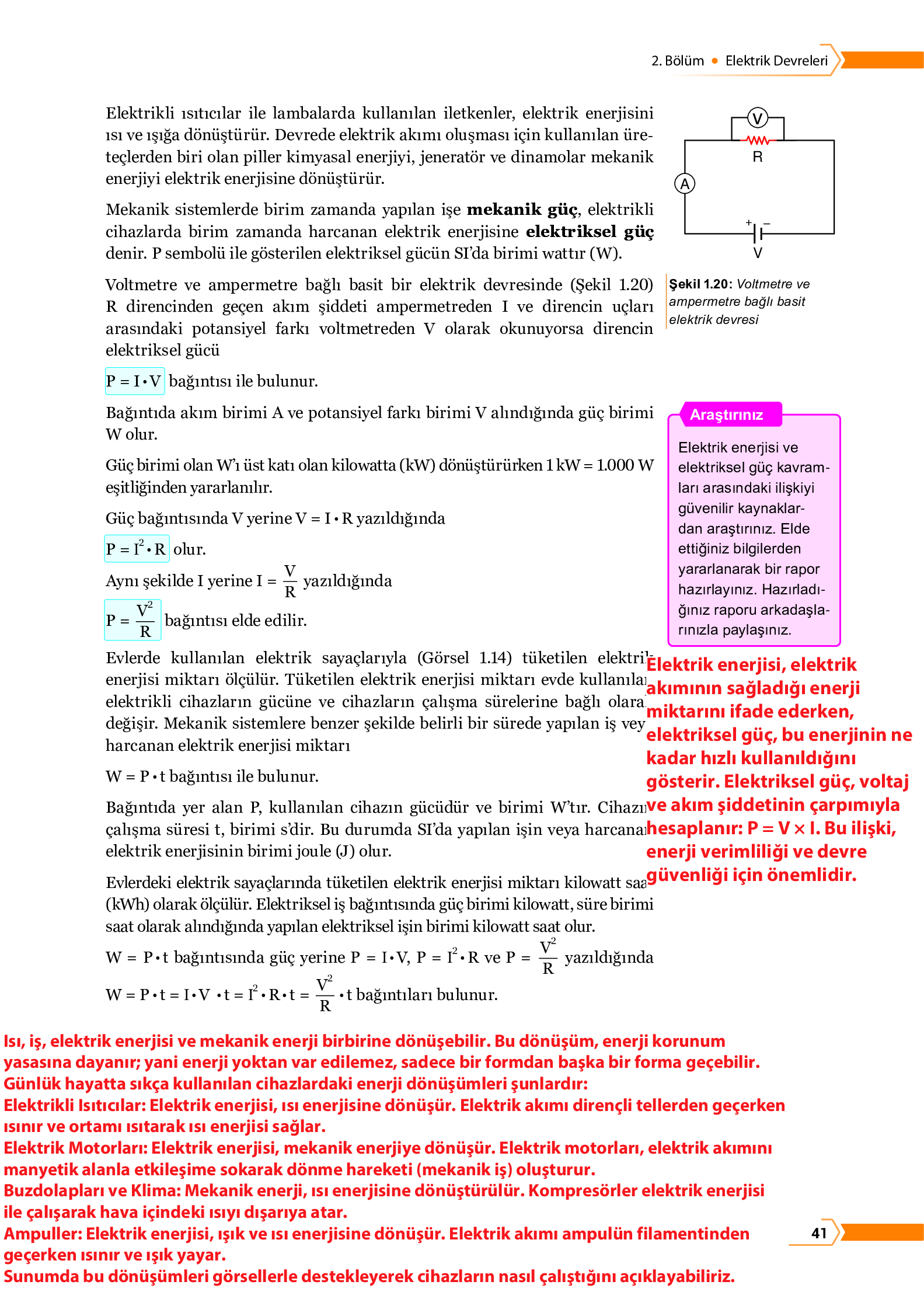 10. Sınıf Meb Yayınları Fen Lisesi Fizik Ders Kitabı Sayfa 41 Cevapları 10. Sınıf Meb Yayınları Fen Lisesi Fizik Ders Kitabı Sayfa 41 Cevapları