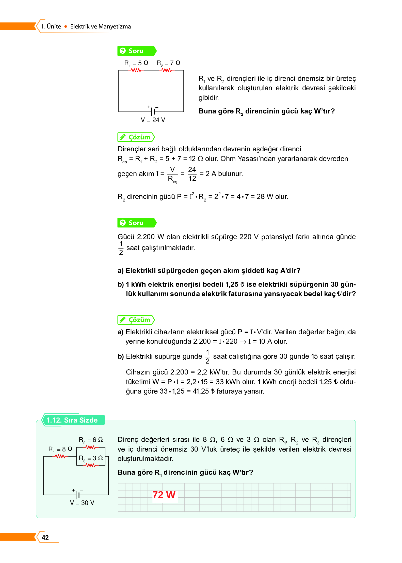 10. Sınıf Meb Yayınları Fen Lisesi Fizik Ders Kitabı Sayfa 42 Cevapları 10. Sınıf Meb Yayınları Fen Lisesi Fizik Ders Kitabı Sayfa 42 Cevapları