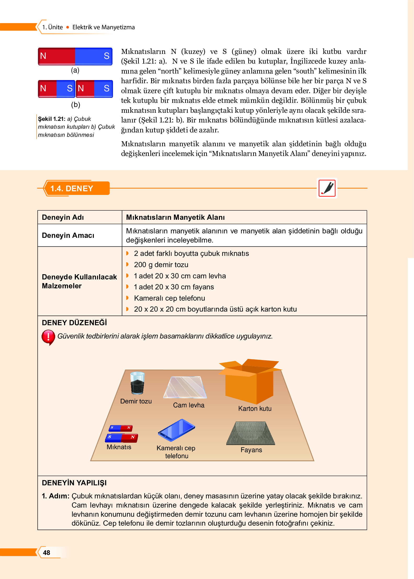 10. Sınıf Meb Yayınları Fen Lisesi Fizik Ders Kitabı Sayfa 48 Cevapları