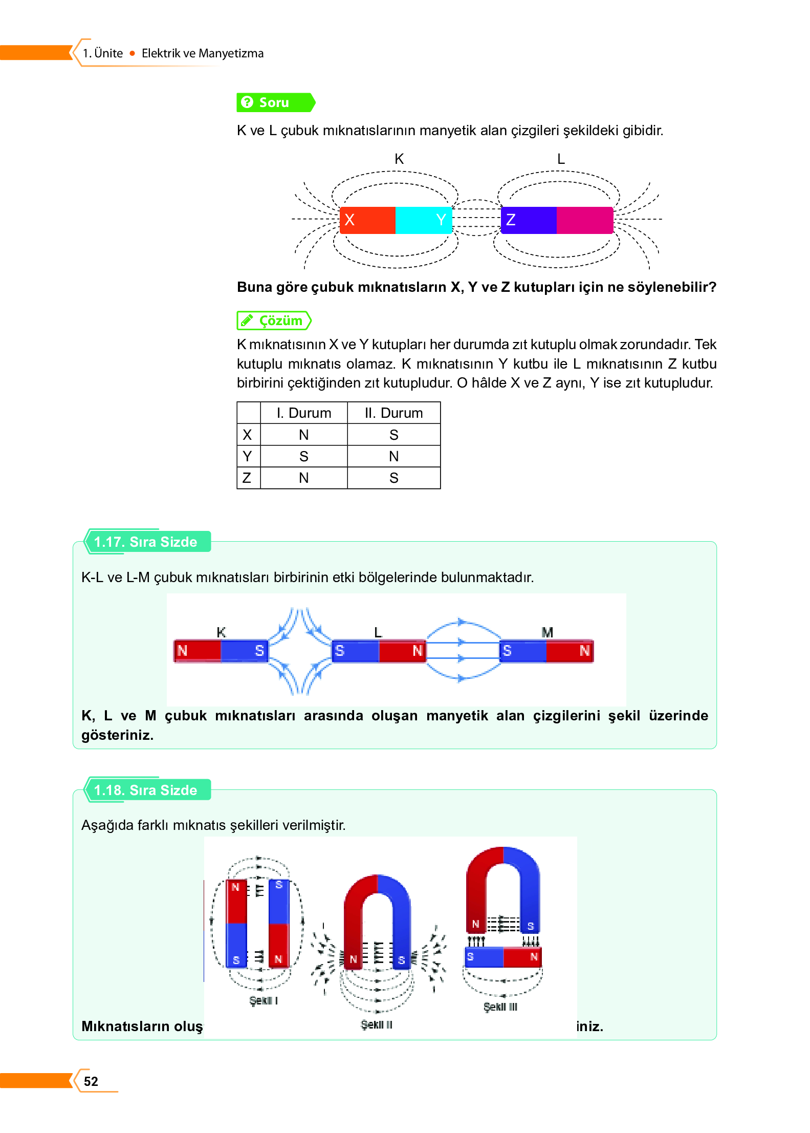10. Sınıf Meb Yayınları Fen Lisesi Fizik Ders Kitabı Sayfa 52 Cevapları 10. Sınıf Meb Yayınları Fen Lisesi Fizik Ders Kitabı Sayfa 52 Cevapları