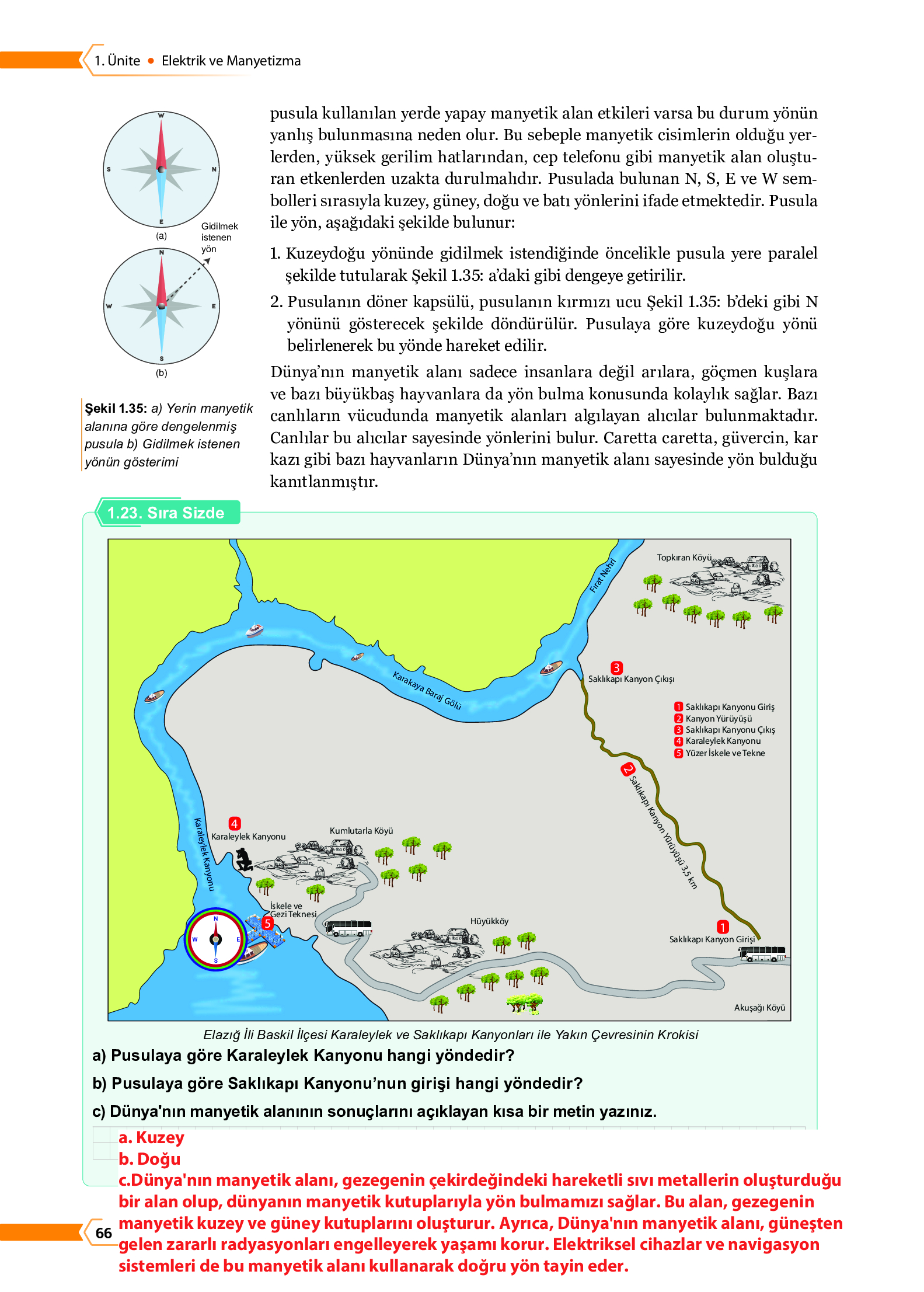 10. Sınıf Meb Yayınları Fen Lisesi Fizik Ders Kitabı Sayfa 66 Cevapları 10. Sınıf Meb Yayınları Fen Lisesi Fizik Ders Kitabı Sayfa 66 Cevapları