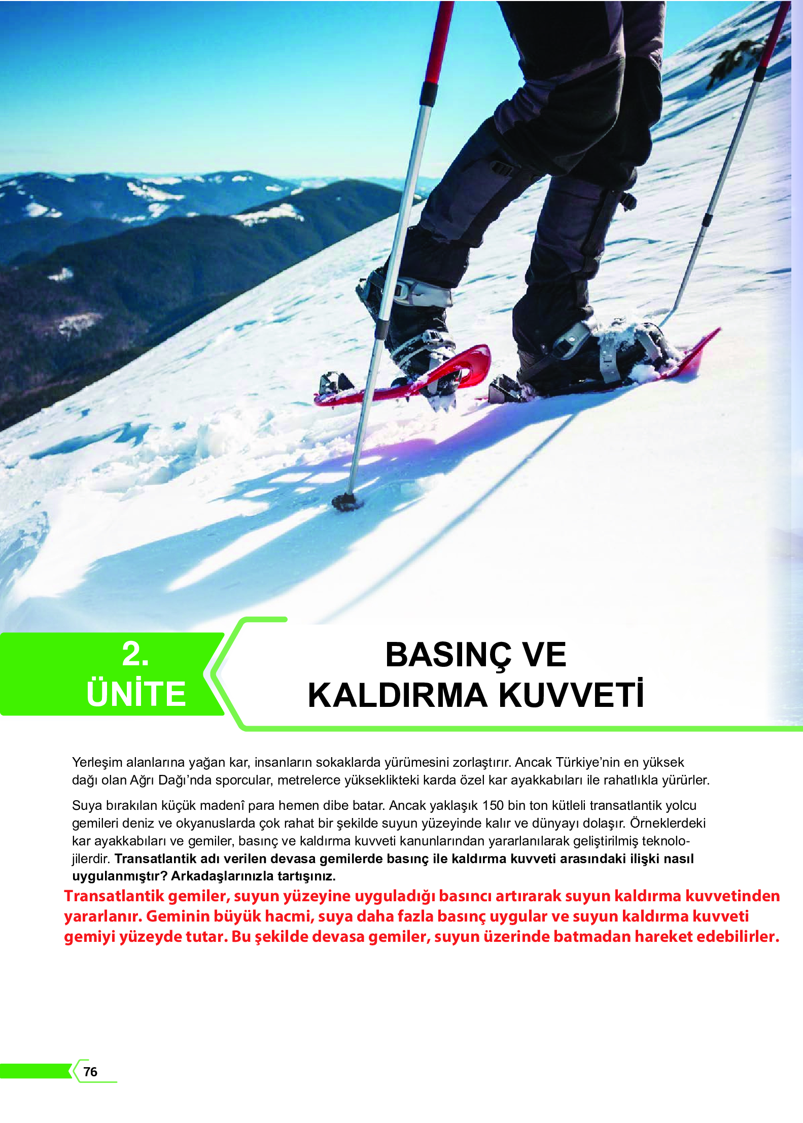 10. Sınıf Meb Yayınları Fen Lisesi Fizik Ders Kitabı Sayfa 76 Cevapları 10. Sınıf Meb Yayınları Fen Lisesi Fizik Ders Kitabı Sayfa 76 Cevapları