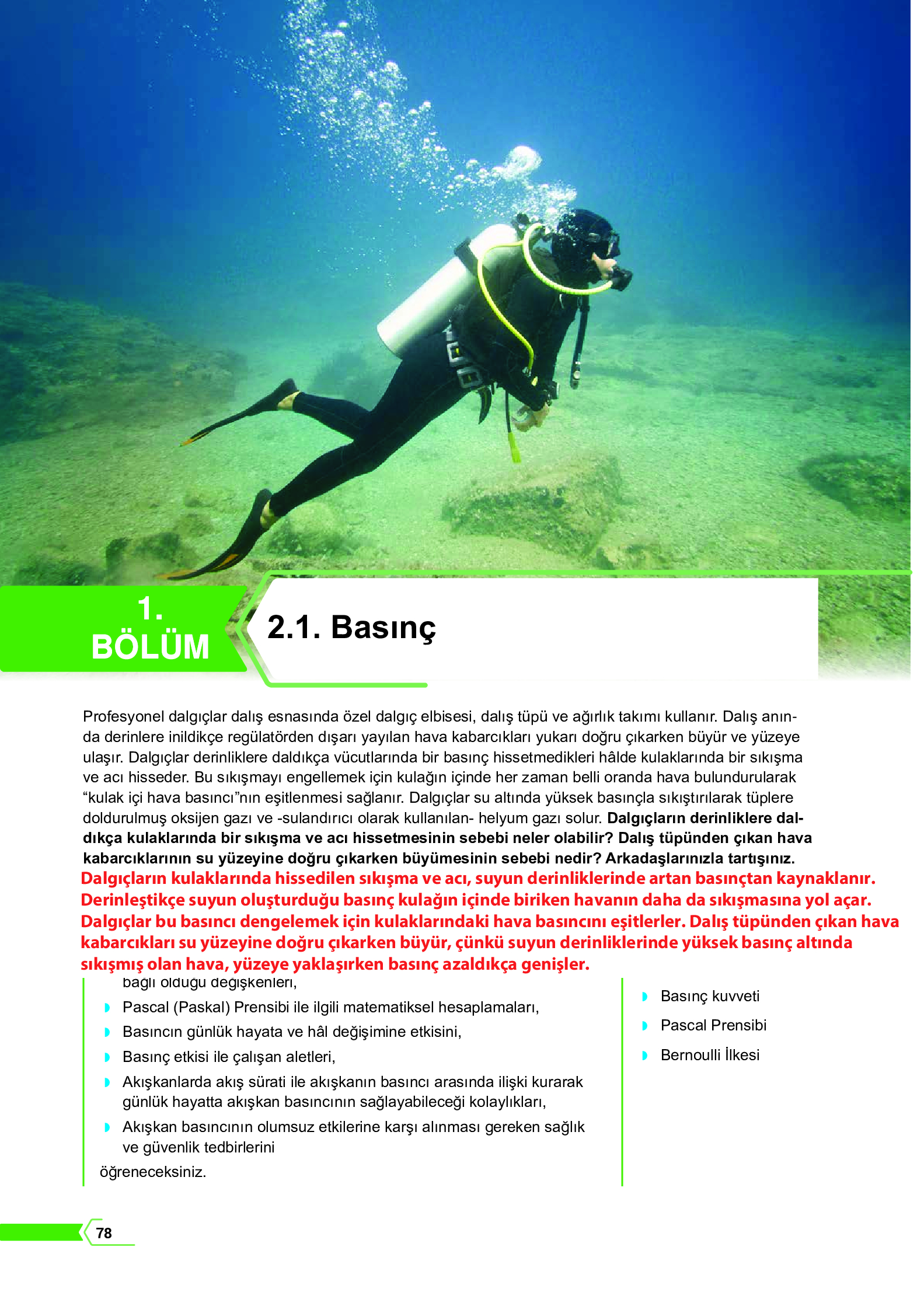 10. Sınıf Meb Yayınları Fen Lisesi Fizik Ders Kitabı Sayfa 78 Cevapları