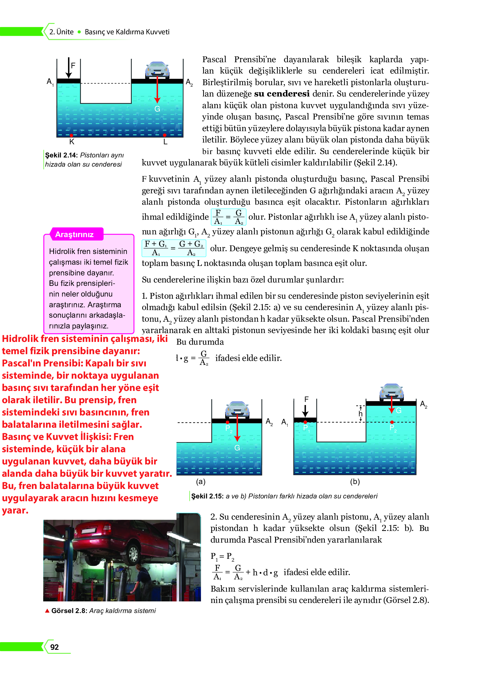 10. Sınıf Meb Yayınları Fen Lisesi Fizik Ders Kitabı Sayfa 92 Cevapları 10. Sınıf Meb Yayınları Fen Lisesi Fizik Ders Kitabı Sayfa 92 Cevapları