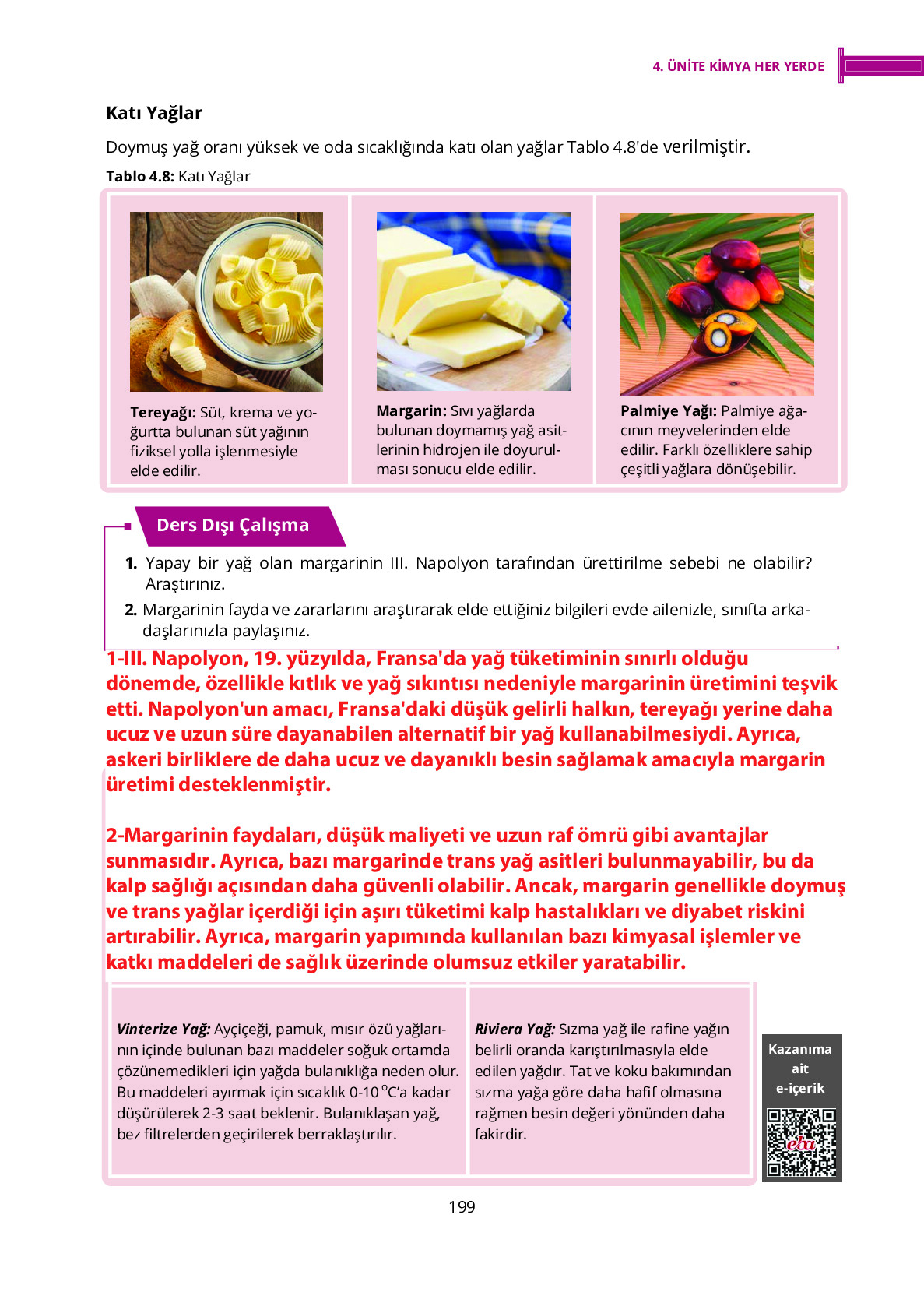 10. Sınıf Meb Yayınları Fen Lisesi Kimya Ders Kitabı Sayfa 199 Cevapları 10. Sınıf Meb Yayınları Fen Lisesi Kimya Ders Kitabı Sayfa 199 Cevapları