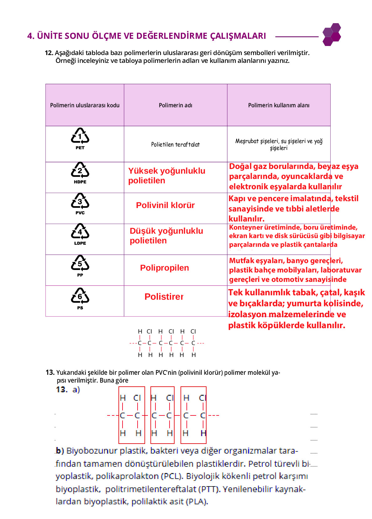 10. Sınıf Meb Yayınları Fen Lisesi Kimya Ders Kitabı Sayfa 202 Cevapları 10. Sınıf Meb Yayınları Fen Lisesi Kimya Ders Kitabı Sayfa 202 Cevapları