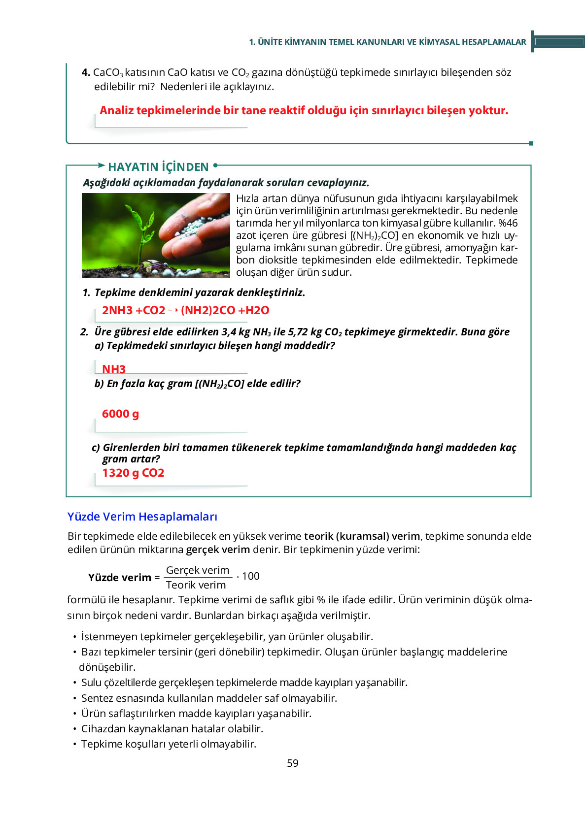 10. Sınıf Meb Yayınları Fen Lisesi Kimya Ders Kitabı Sayfa 59 Cevapları 10. Sınıf Meb Yayınları Fen Lisesi Kimya Ders Kitabı Sayfa 59 Cevapları