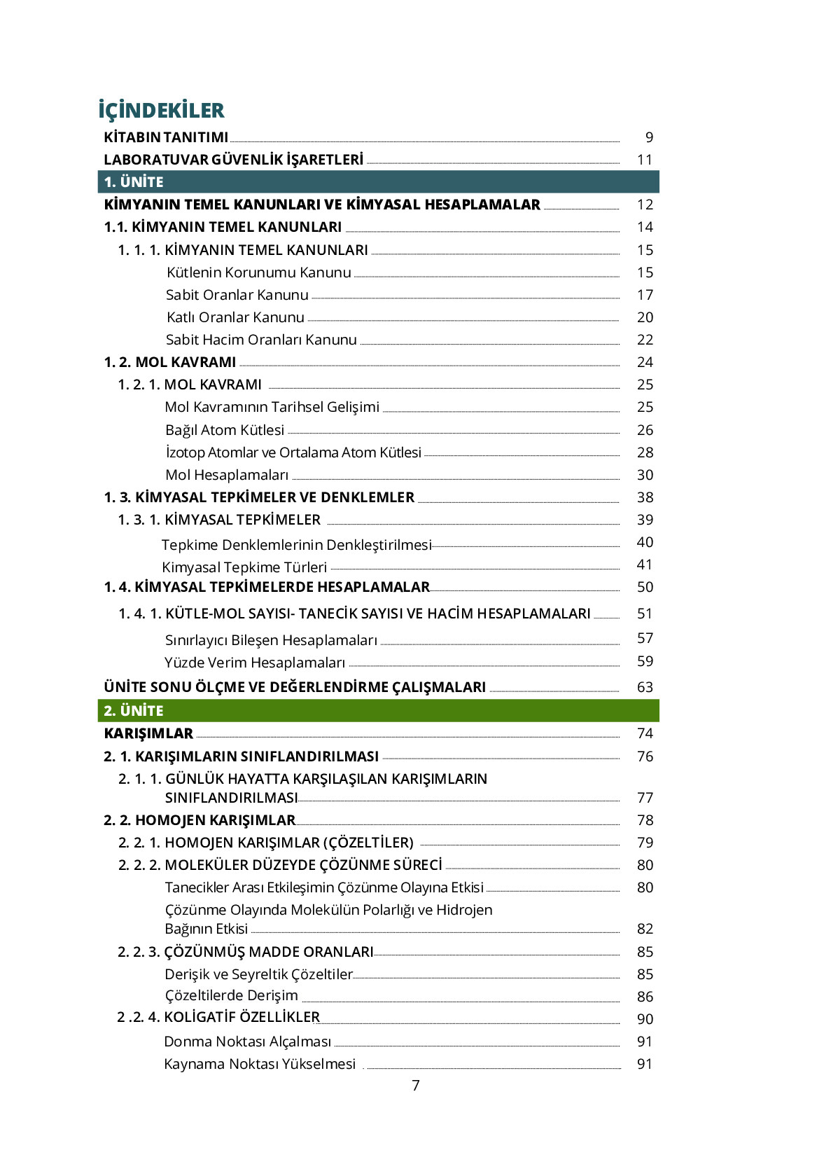 10. Sınıf Meb Yayınları Fen Lisesi Kimya Ders Kitabı Sayfa 7 Cevapları 10. Sınıf Meb Yayınları Fen Lisesi Kimya Ders Kitabı Sayfa 7 Cevapları