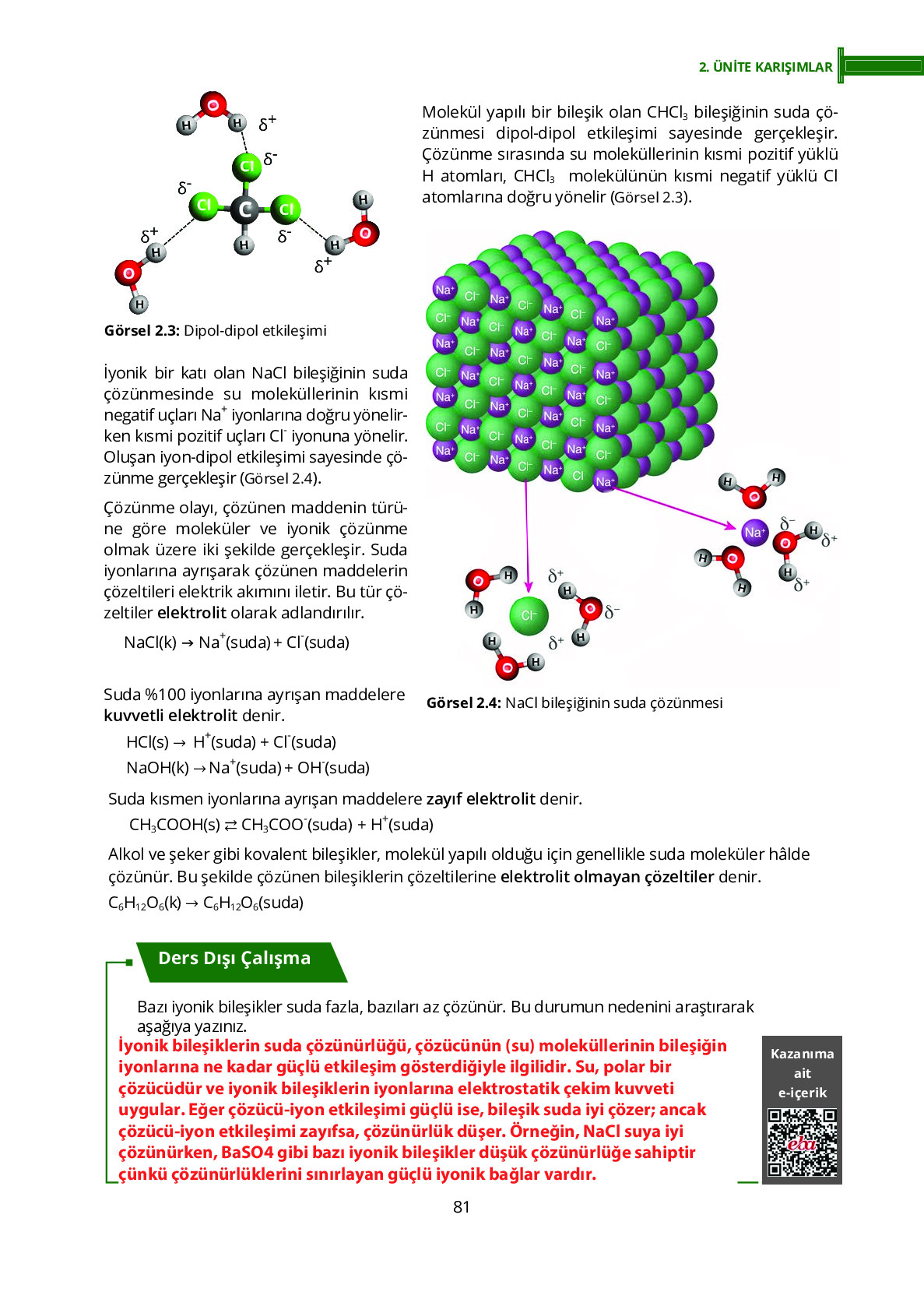 10. Sınıf Meb Yayınları Fen Lisesi Kimya Ders Kitabı Sayfa 81 Cevapları 10. Sınıf Meb Yayınları Fen Lisesi Kimya Ders Kitabı Sayfa 81 Cevapları