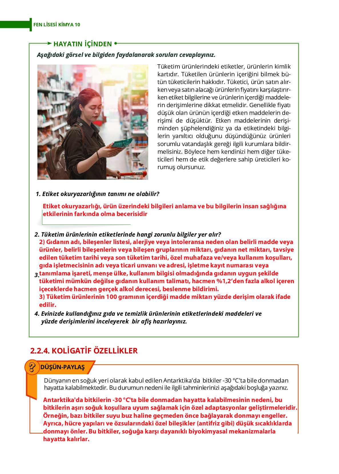 10. Sınıf Meb Yayınları Fen Lisesi Kimya Ders Kitabı Sayfa 90 Cevapları 10. Sınıf Meb Yayınları Fen Lisesi Kimya Ders Kitabı Sayfa 90 Cevapları