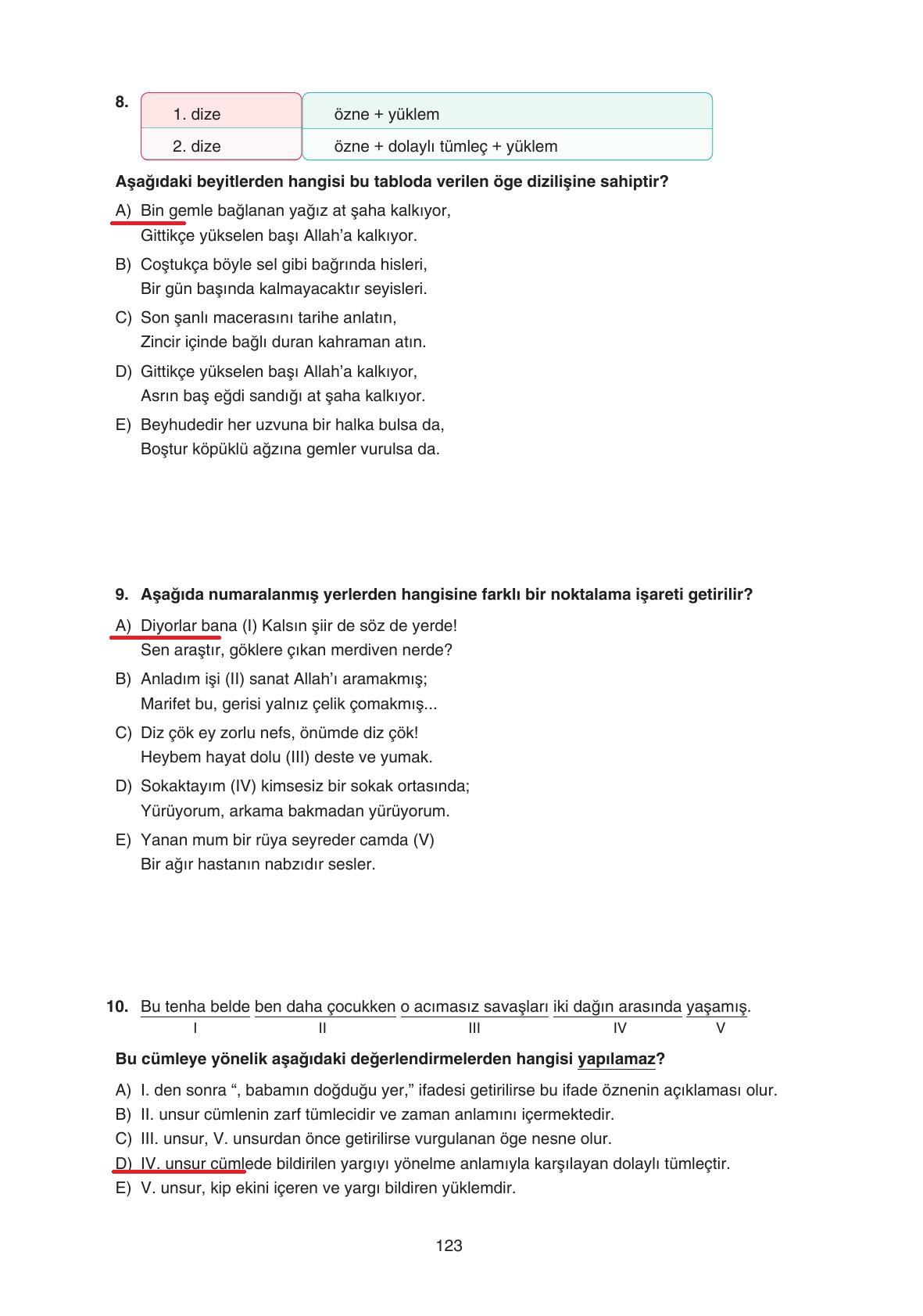 11. Sınıf Gizem Yayınları Türk Dili Ve Edebiyatı Ders Kitabı Sayfa 123 Cevapları 11. Sınıf Gizem Yayınları Türk Dili Ve Edebiyatı Ders Kitabı Sayfa 123 Cevapları