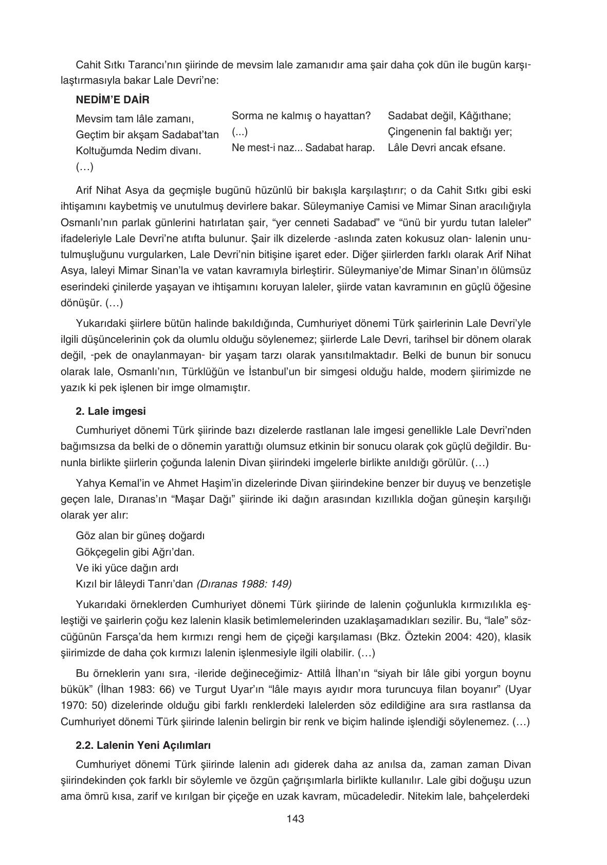 11. Sınıf Gizem Yayınları Türk Dili Ve Edebiyatı Ders Kitabı Sayfa 143 Cevapları