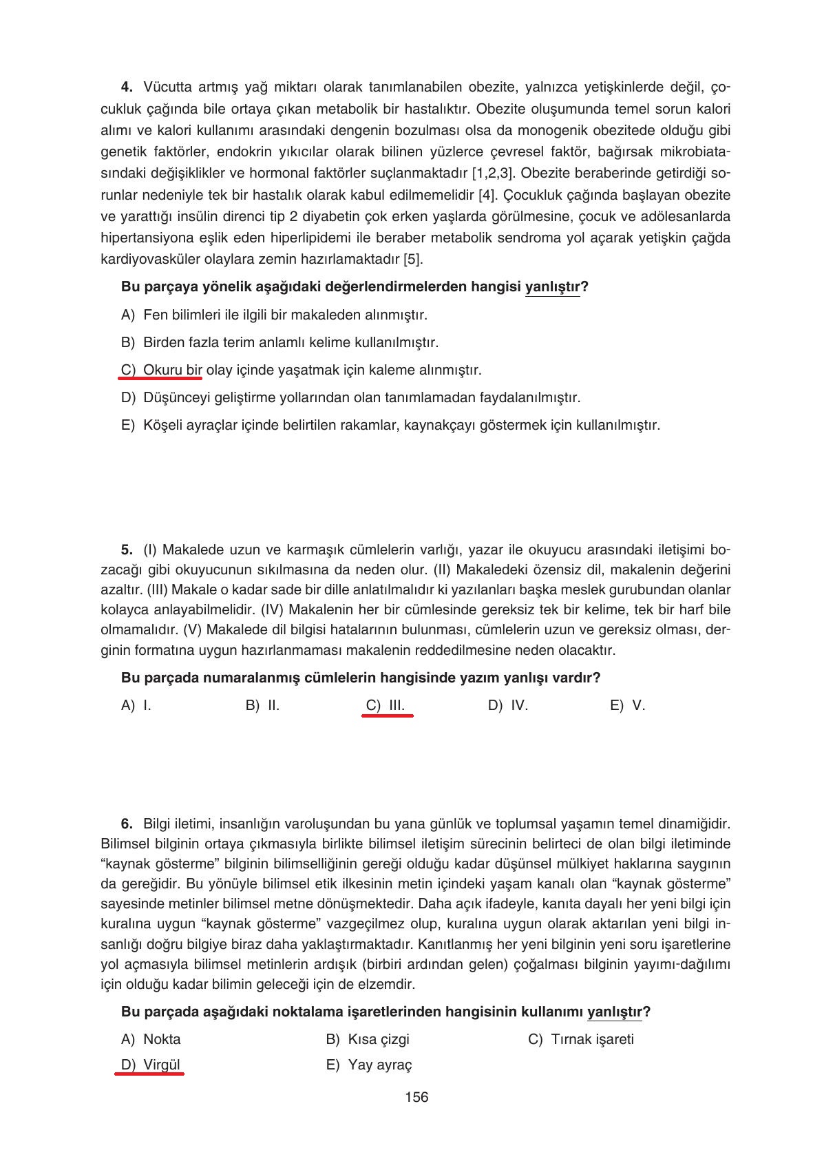 11. Sınıf Gizem Yayınları Türk Dili Ve Edebiyatı Ders Kitabı Sayfa 156 Cevapları 11. Sınıf Gizem Yayınları Türk Dili Ve Edebiyatı Ders Kitabı Sayfa 156 Cevapları