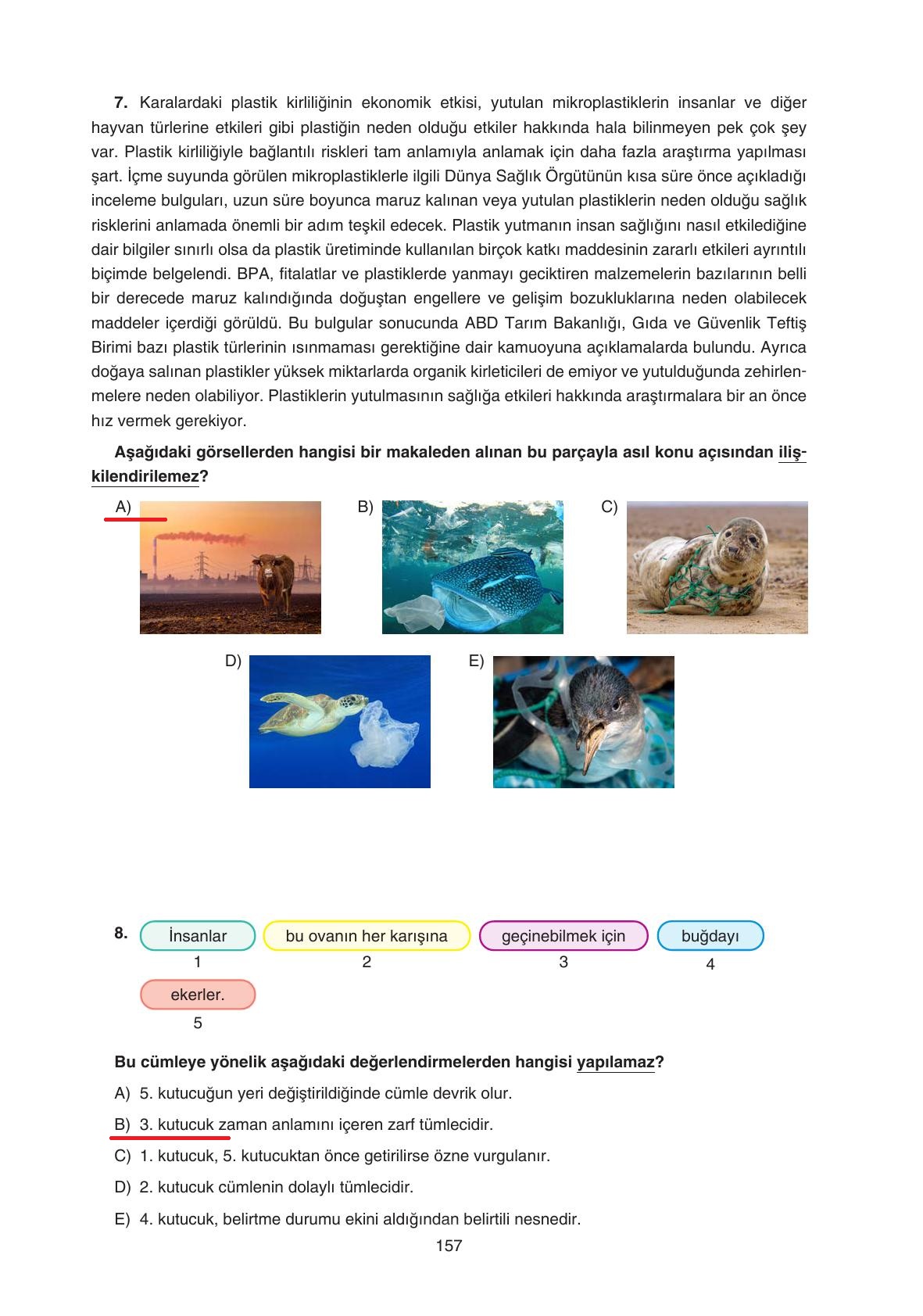 11. Sınıf Gizem Yayınları Türk Dili Ve Edebiyatı Ders Kitabı Sayfa 157 Cevapları 11. Sınıf Gizem Yayınları Türk Dili Ve Edebiyatı Ders Kitabı Sayfa 157 Cevapları