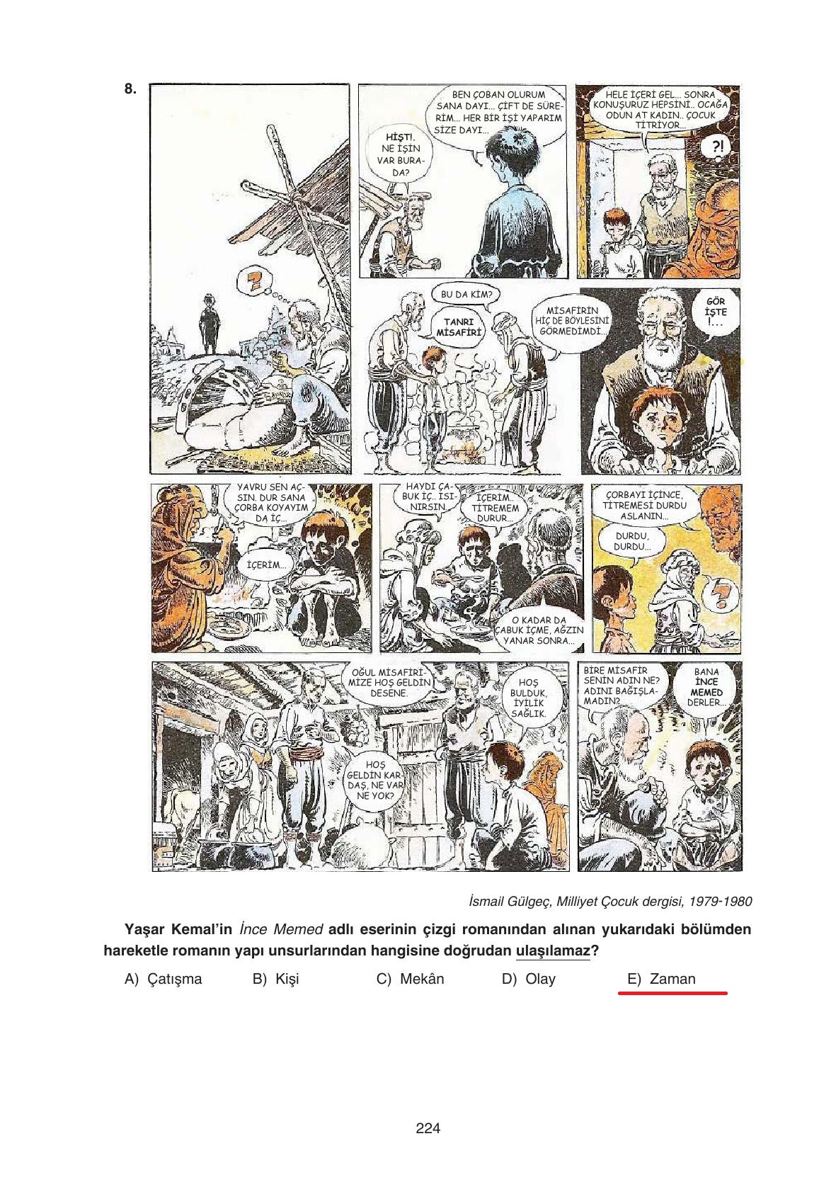 11. Sınıf Gizem Yayınları Türk Dili Ve Edebiyatı Ders Kitabı Sayfa 224 Cevapları 11. Sınıf Gizem Yayınları Türk Dili Ve Edebiyatı Ders Kitabı Sayfa 224 Cevapları