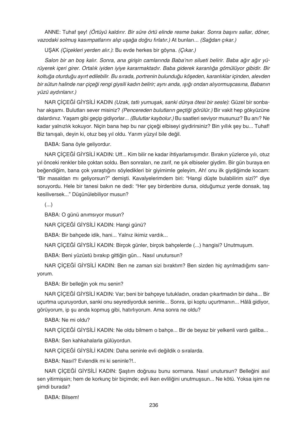 11. Sınıf Gizem Yayınları Türk Dili Ve Edebiyatı Ders Kitabı Sayfa 236 Cevapları 11. Sınıf Gizem Yayınları Türk Dili Ve Edebiyatı Ders Kitabı Sayfa 236 Cevapları