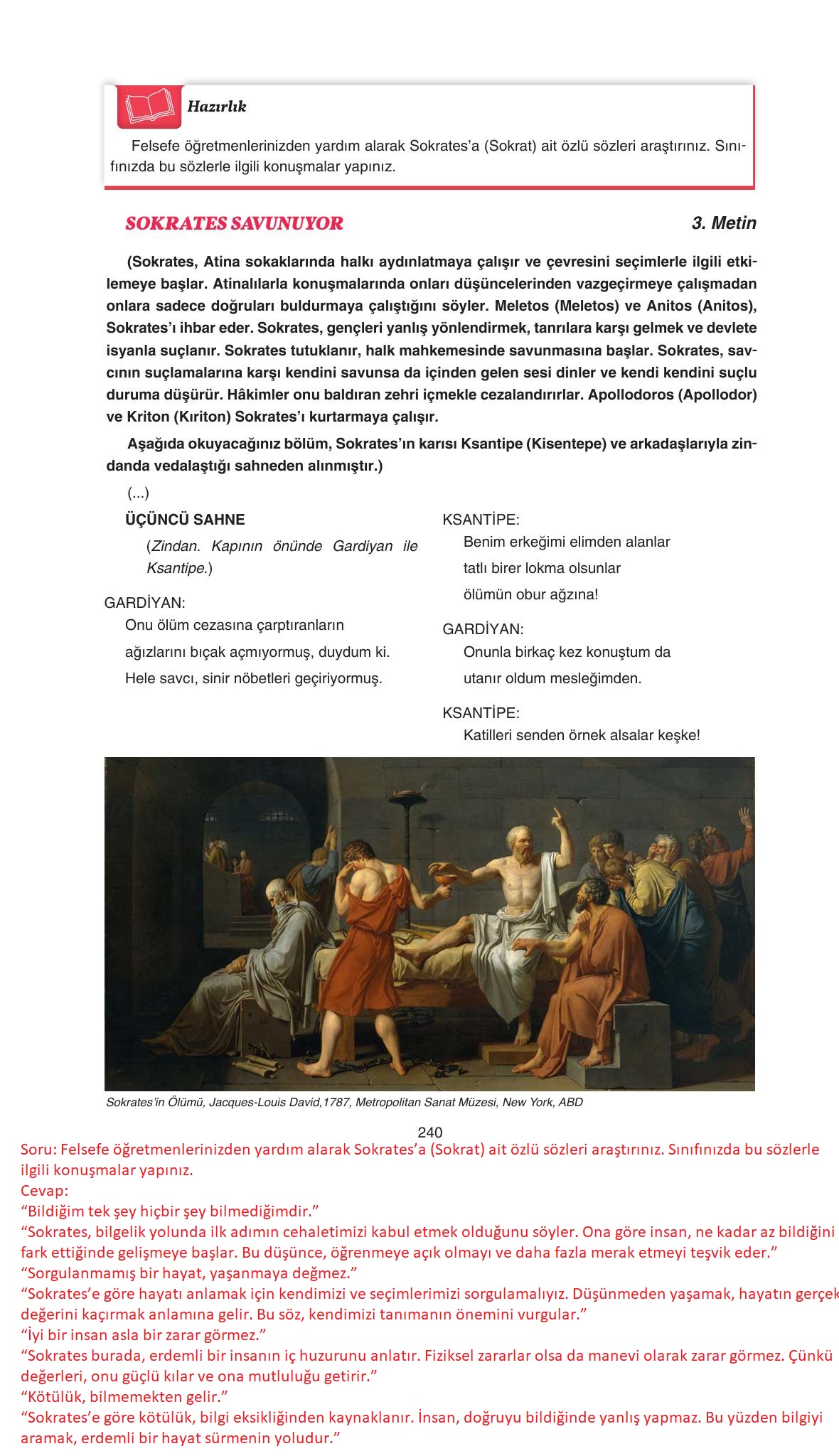 11. Sınıf Gizem Yayınları Türk Dili Ve Edebiyatı Ders Kitabı Sayfa 240 Cevapları 11. Sınıf Gizem Yayınları Türk Dili Ve Edebiyatı Ders Kitabı Sayfa 240 Cevapları