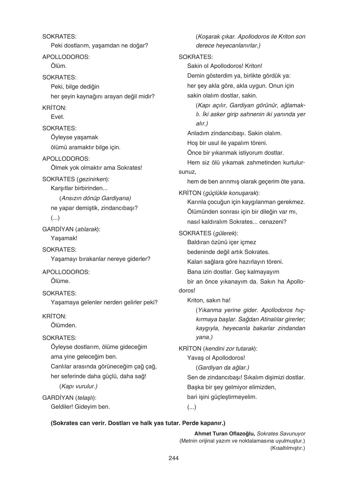 11. Sınıf Gizem Yayınları Türk Dili Ve Edebiyatı Ders Kitabı Sayfa 244 Cevapları 11. Sınıf Gizem Yayınları Türk Dili Ve Edebiyatı Ders Kitabı Sayfa 244 Cevapları